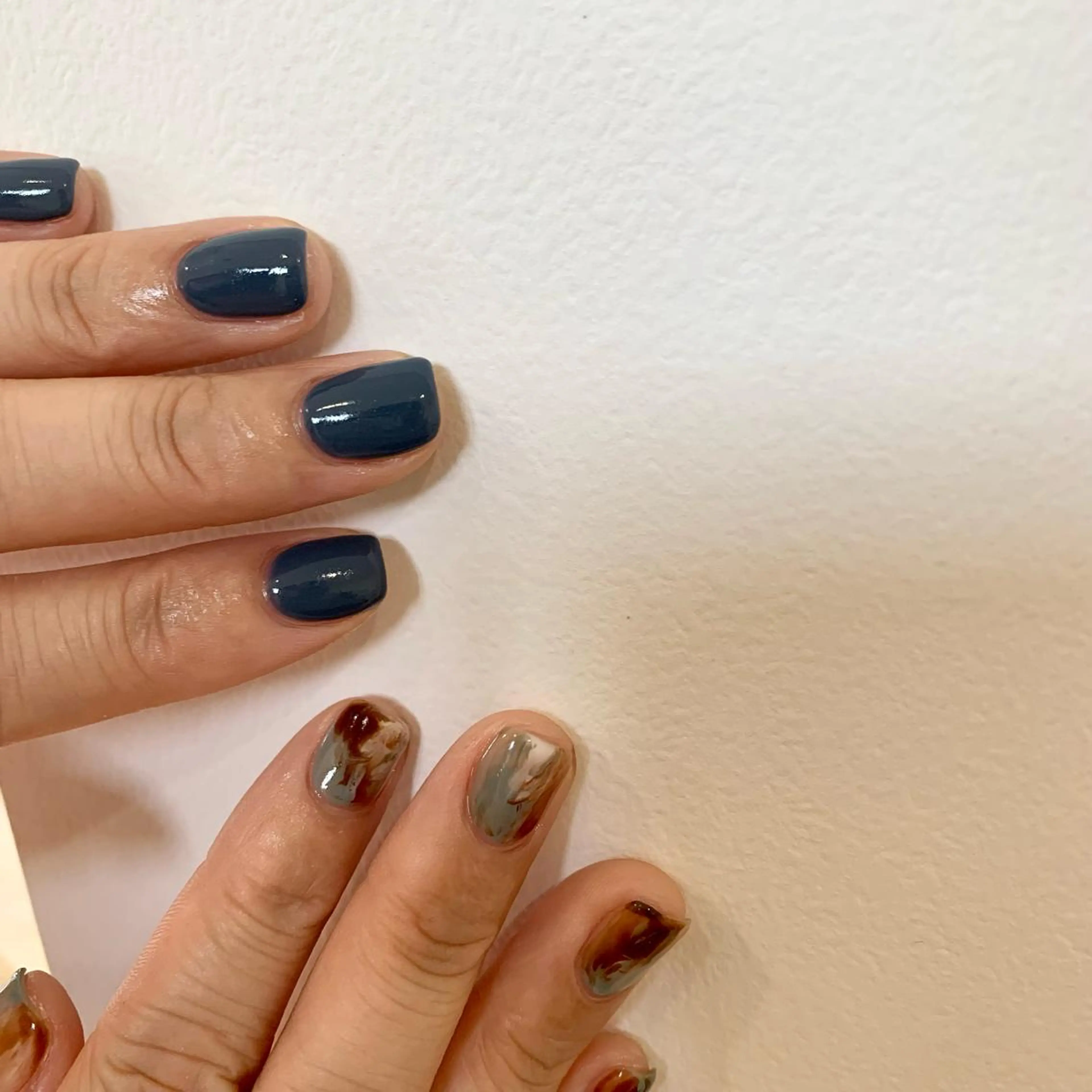 ネイル ワンカラーネイル 片野 菜々のネイルデザイン