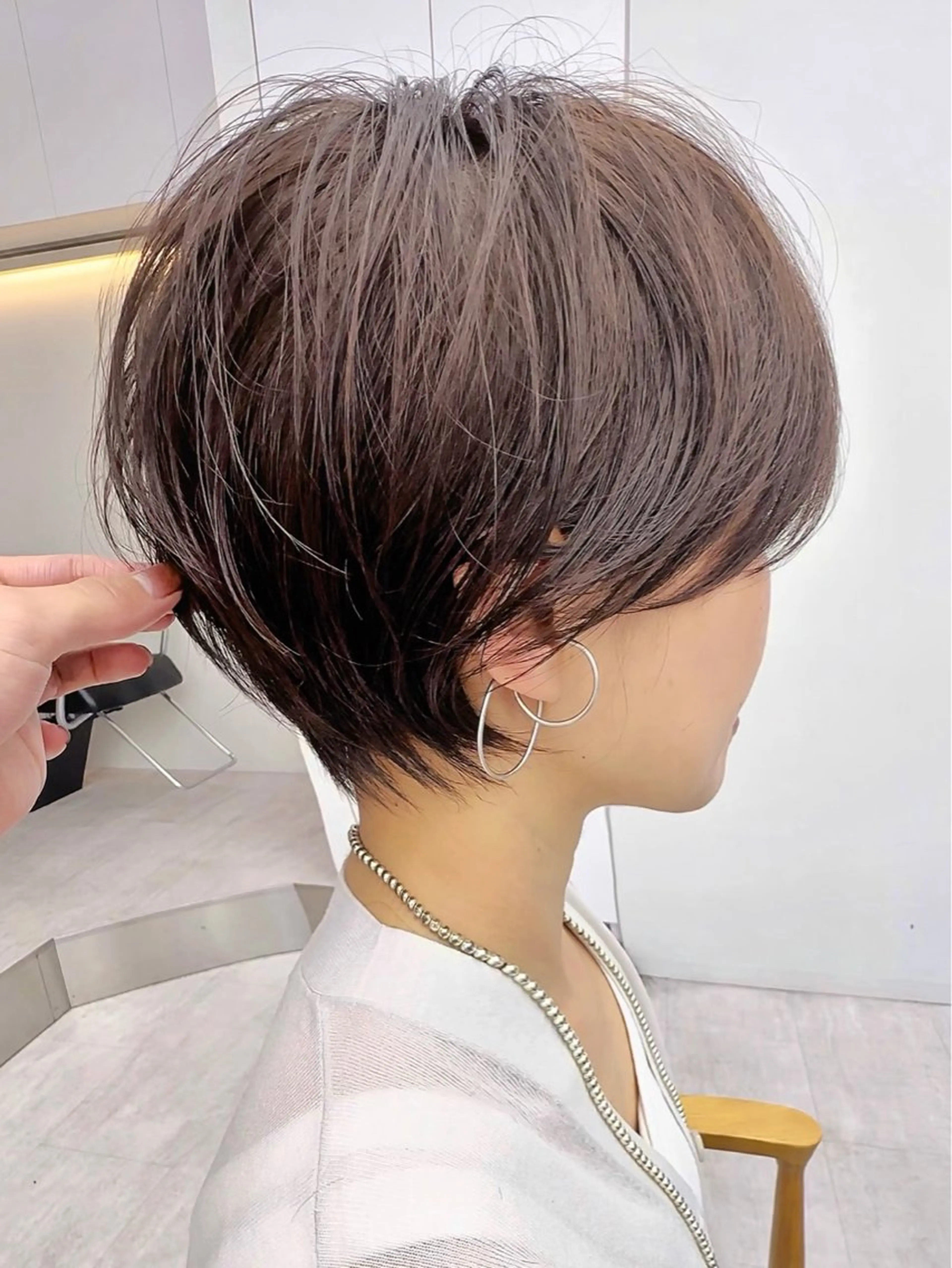 ショート カラー ショートヘア カット ヘアカラー トリートメント 心斎橋/ショート /ボブ/似合わせのヘアスタイル