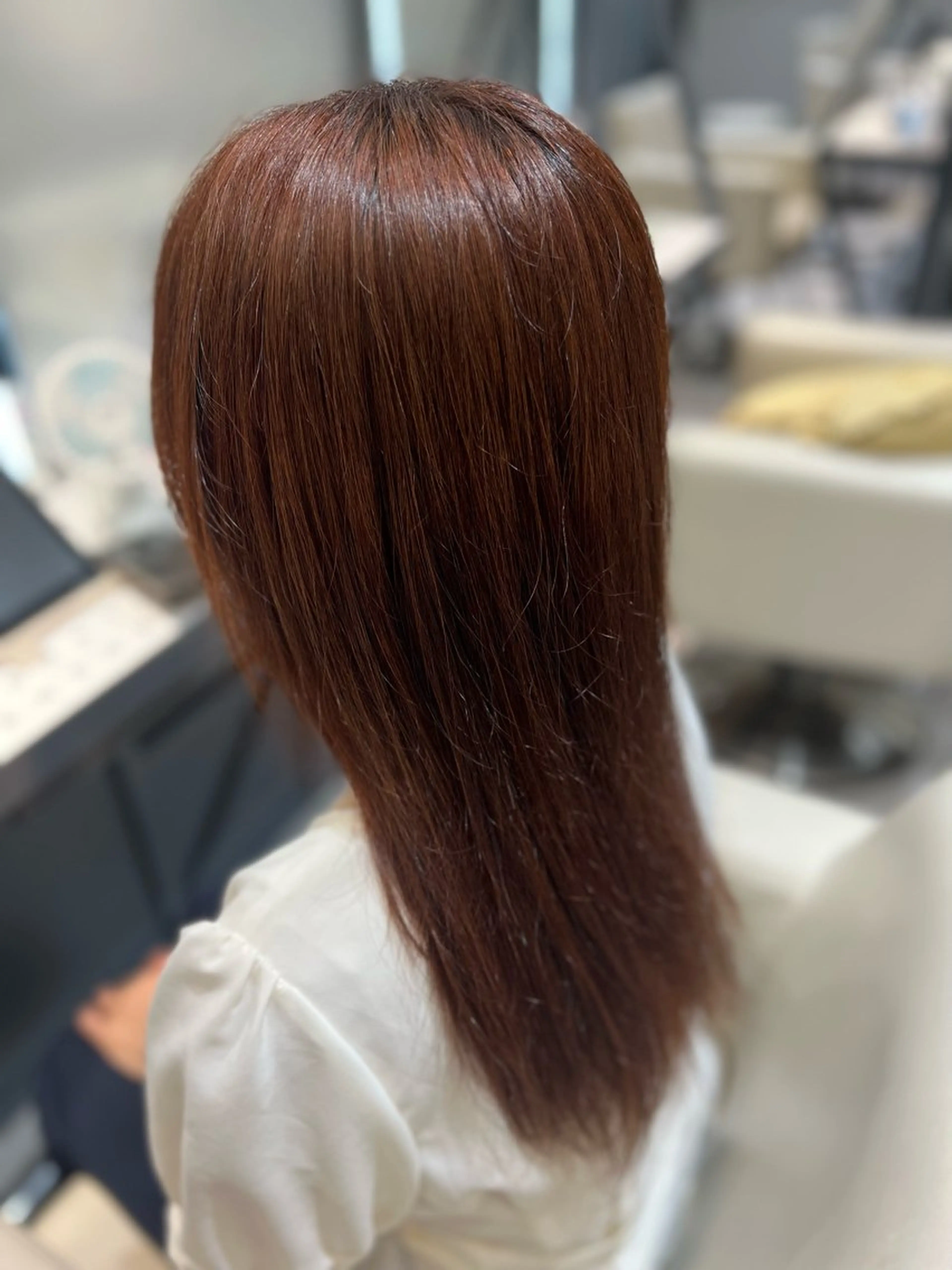 ロング カラー 巻ける美髪矯正/ 韓国ヘア/yutaのヘアスタイル