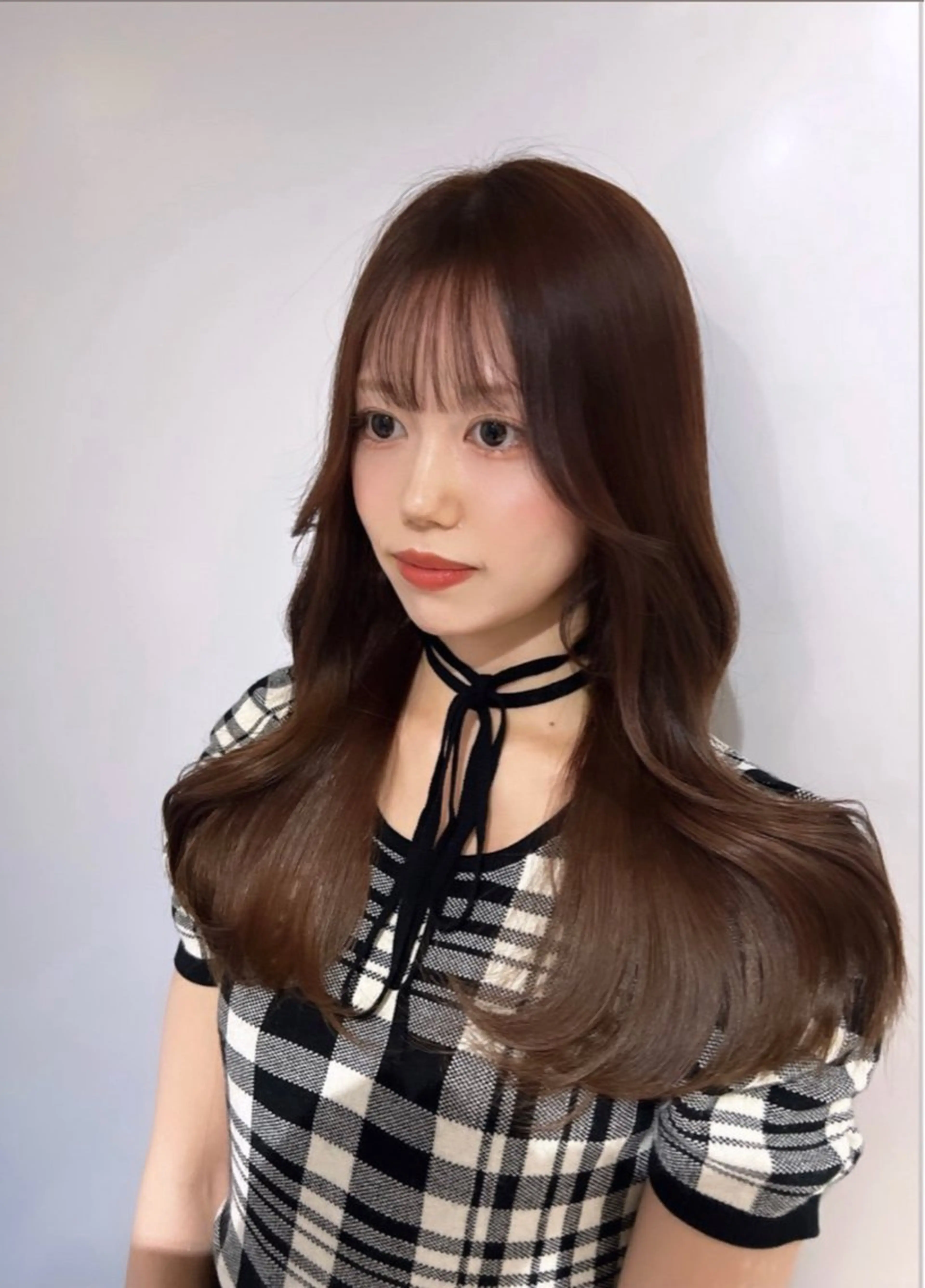 ロング カット 縮毛矯正 トリートメント 💎韓国レイヤー ×エクステゆうま💎のヘアスタイル