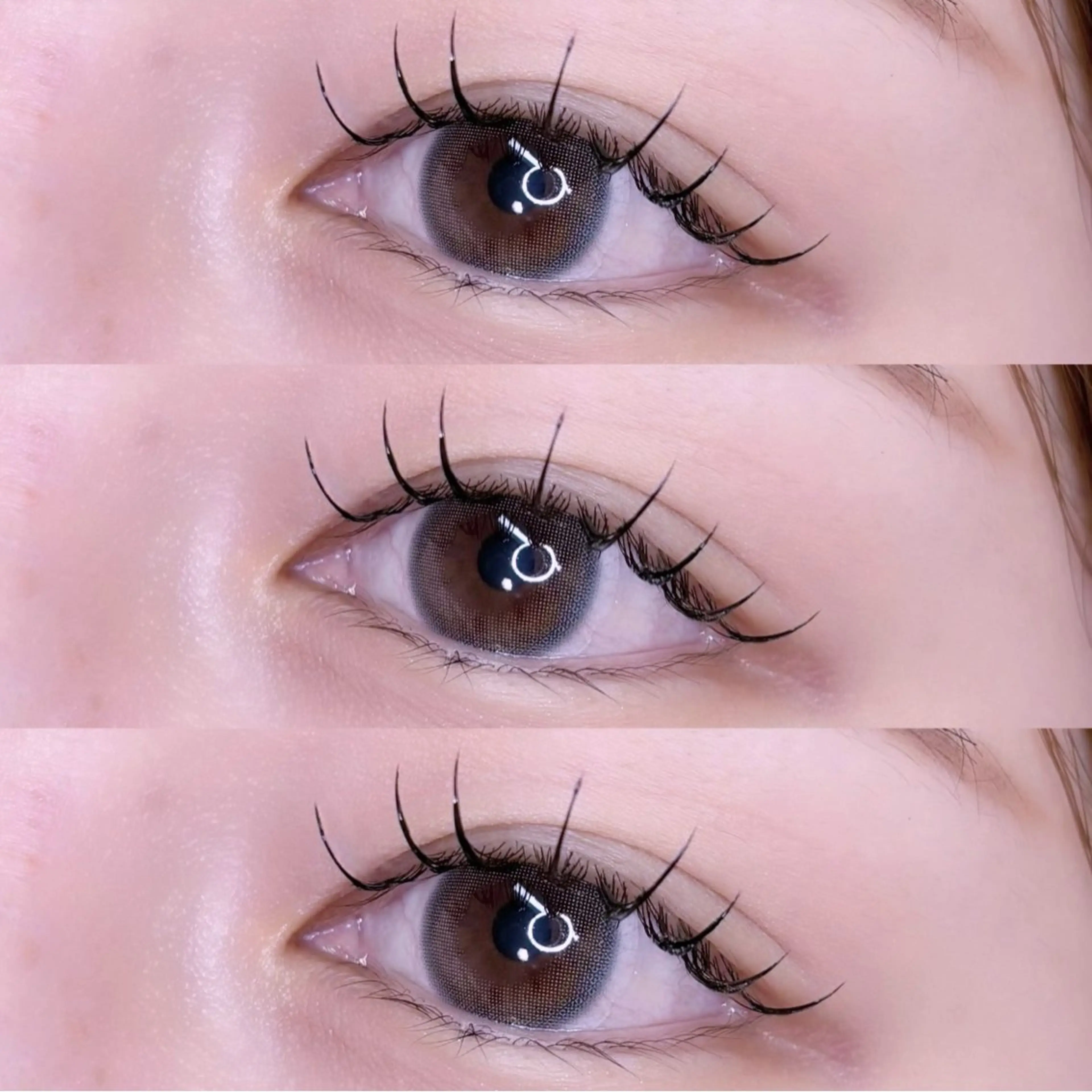 フラットラッシュ~120本+束感仕上げの写真