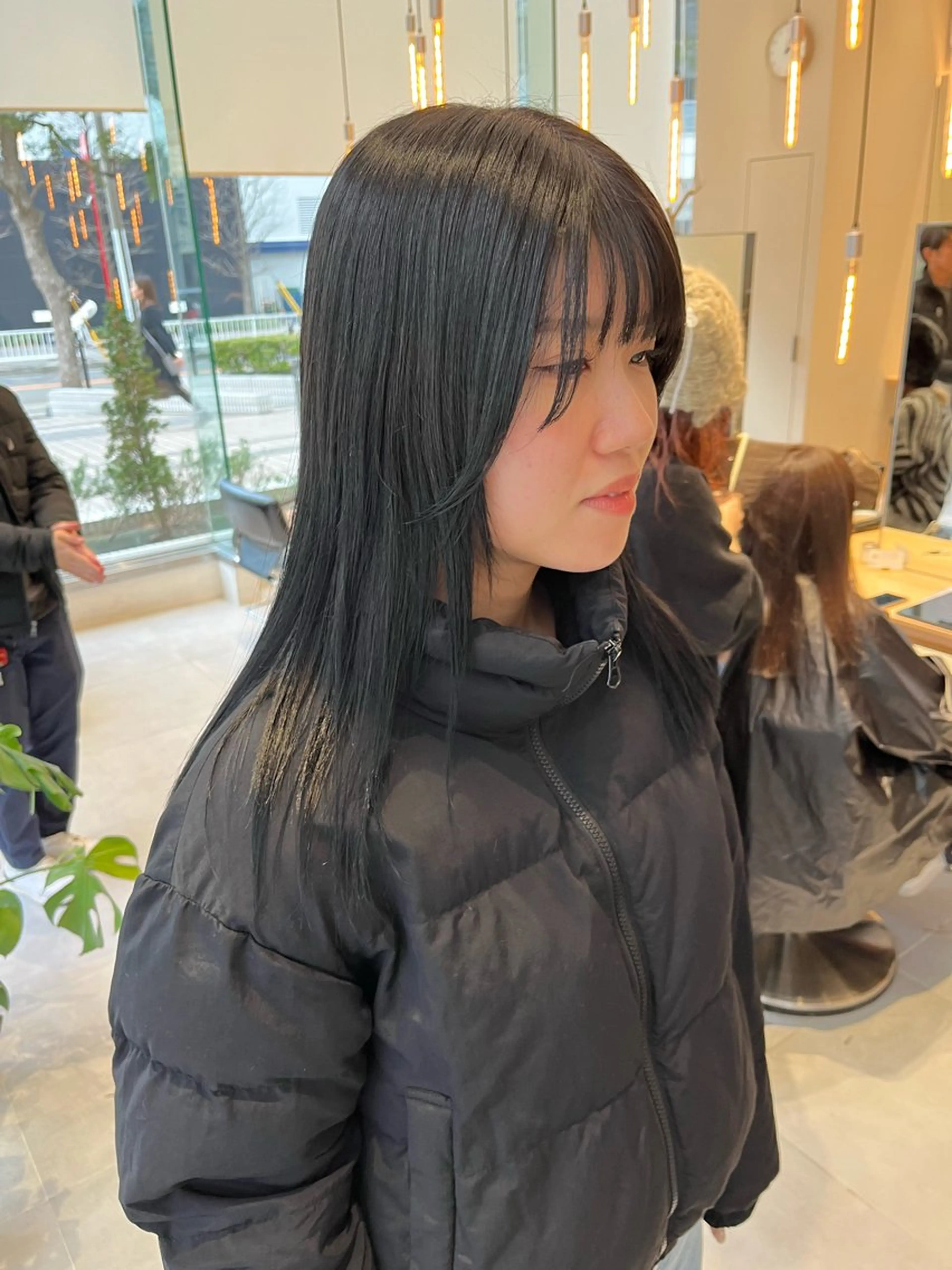 ロング ナミ🩶暗髪/暖色 ❤️/透明感/縮毛のヘアスタイル