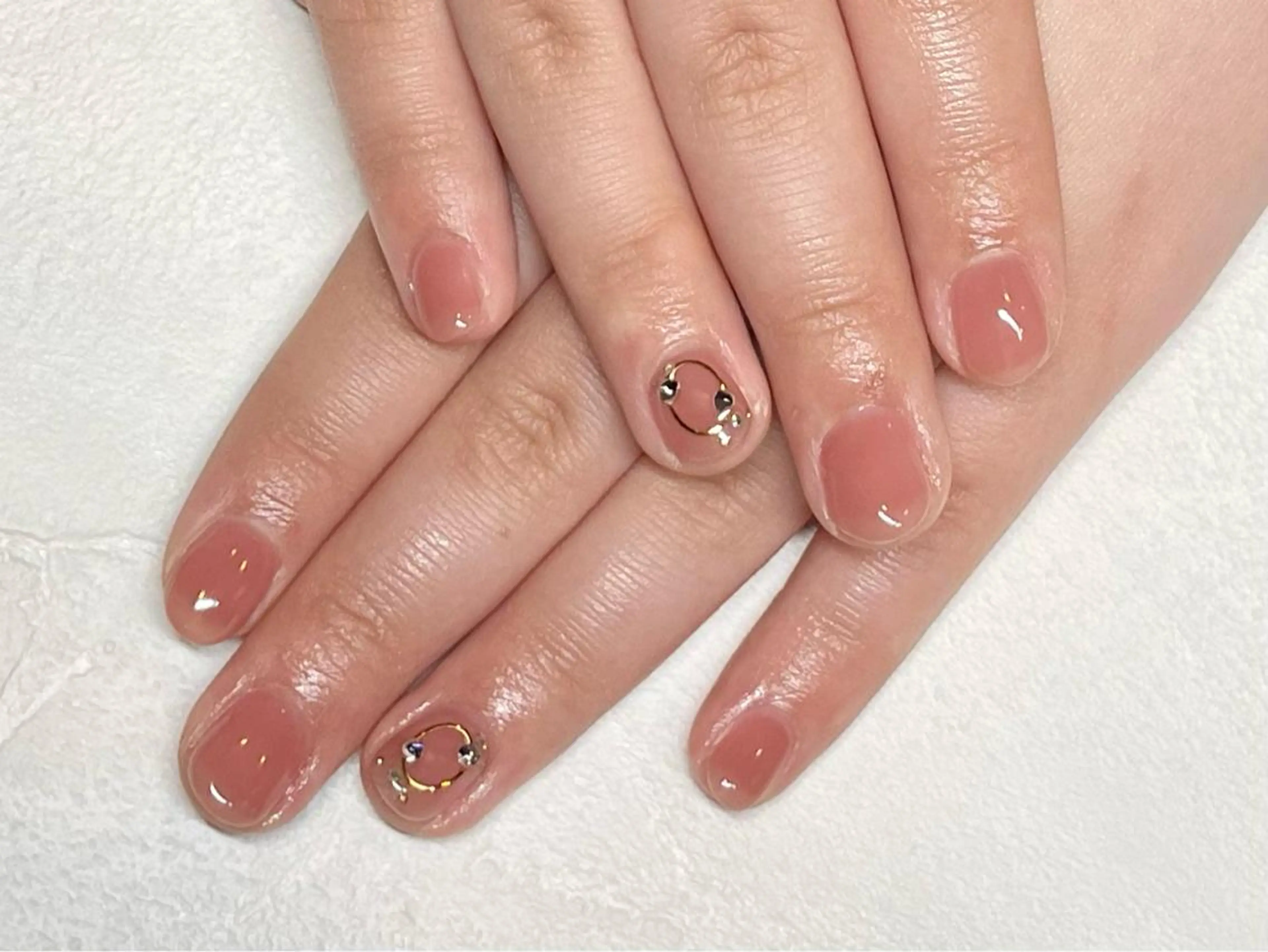 ネイル シンプルネイル ささき れいなのネイルデザイン