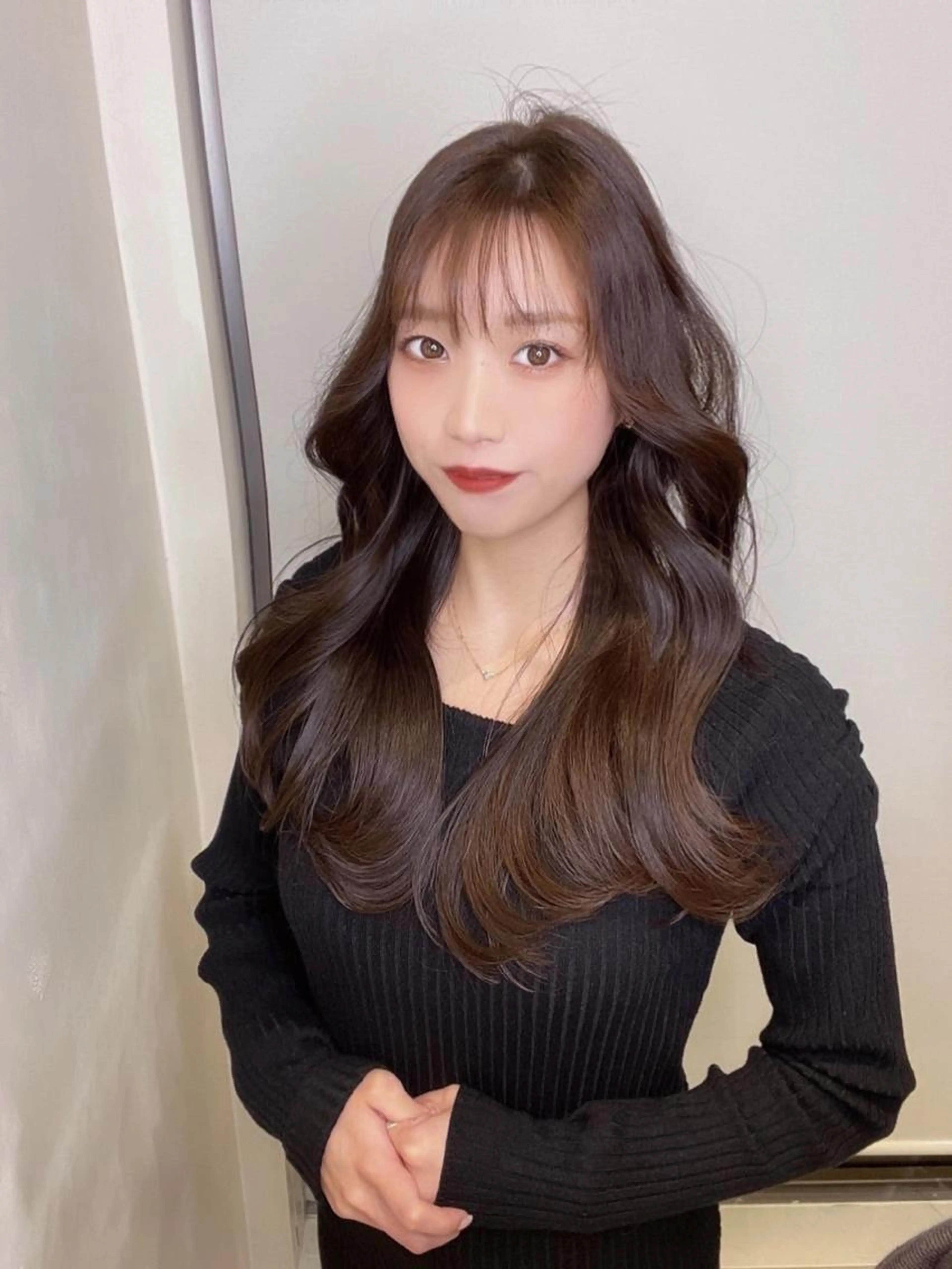 【ヨシンモリ】など韓国ヘアセット&トリートメント/韓国ヘア#トリートメント#巻き髪#ヘアアレンジ#コテ巻きの写真