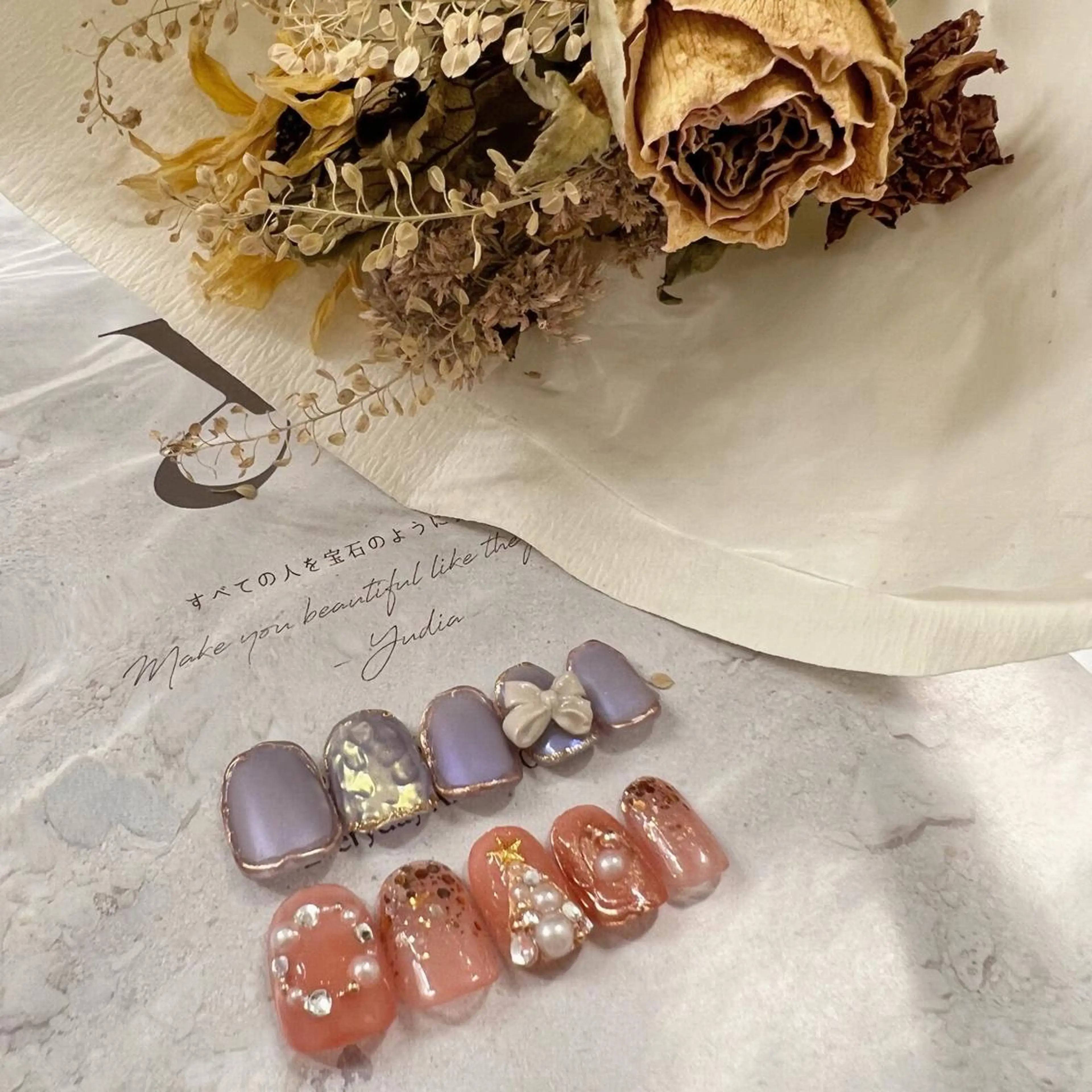 ネイル オーロラネイル フットネイル フレンチネイル ジェルネイル 韓国ネイル ハンドネイル ハンドケア 【ENサロン】 Rei🎀Nailのネイルデザイン