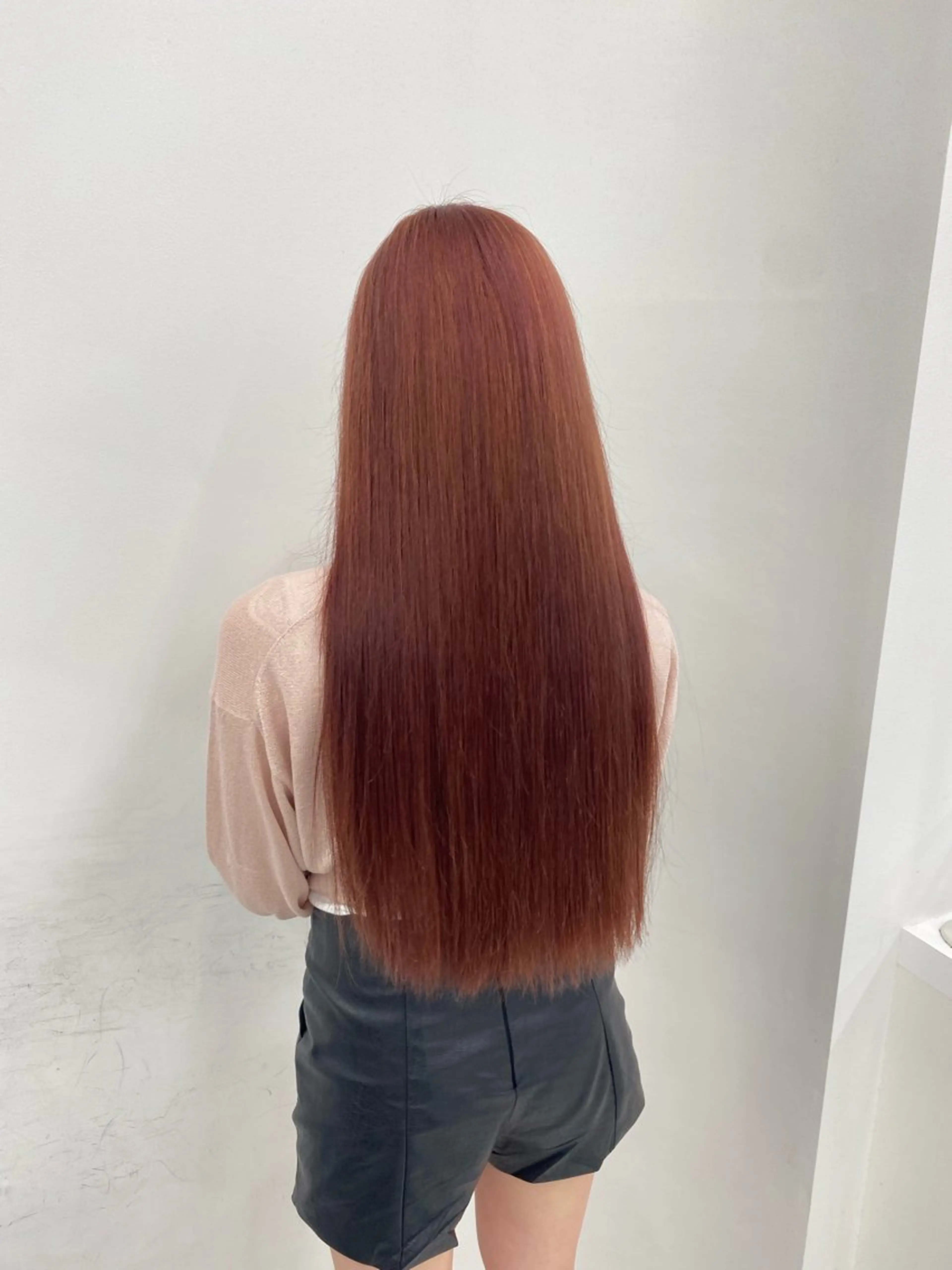 ロング カラー 💖似合わせカラー レイヤー💖縮毛矯正のヘアスタイル