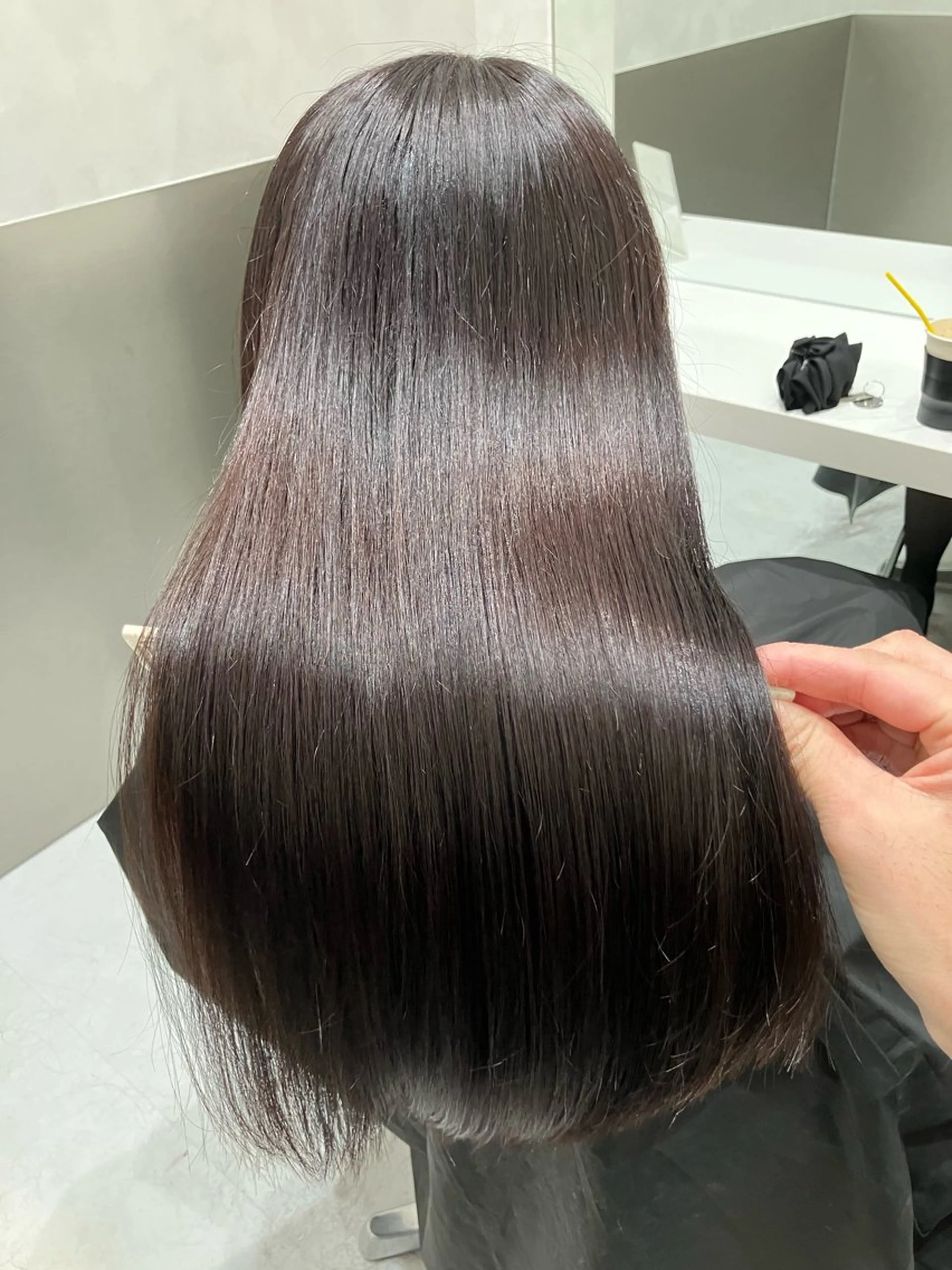 ロング カラー カット ヘアカラー トリートメント GO TODAY SHAIRE SALON原宿vita店舗所属・💖ブリーチなし透明 感💖ASAHIのヘアスタイル