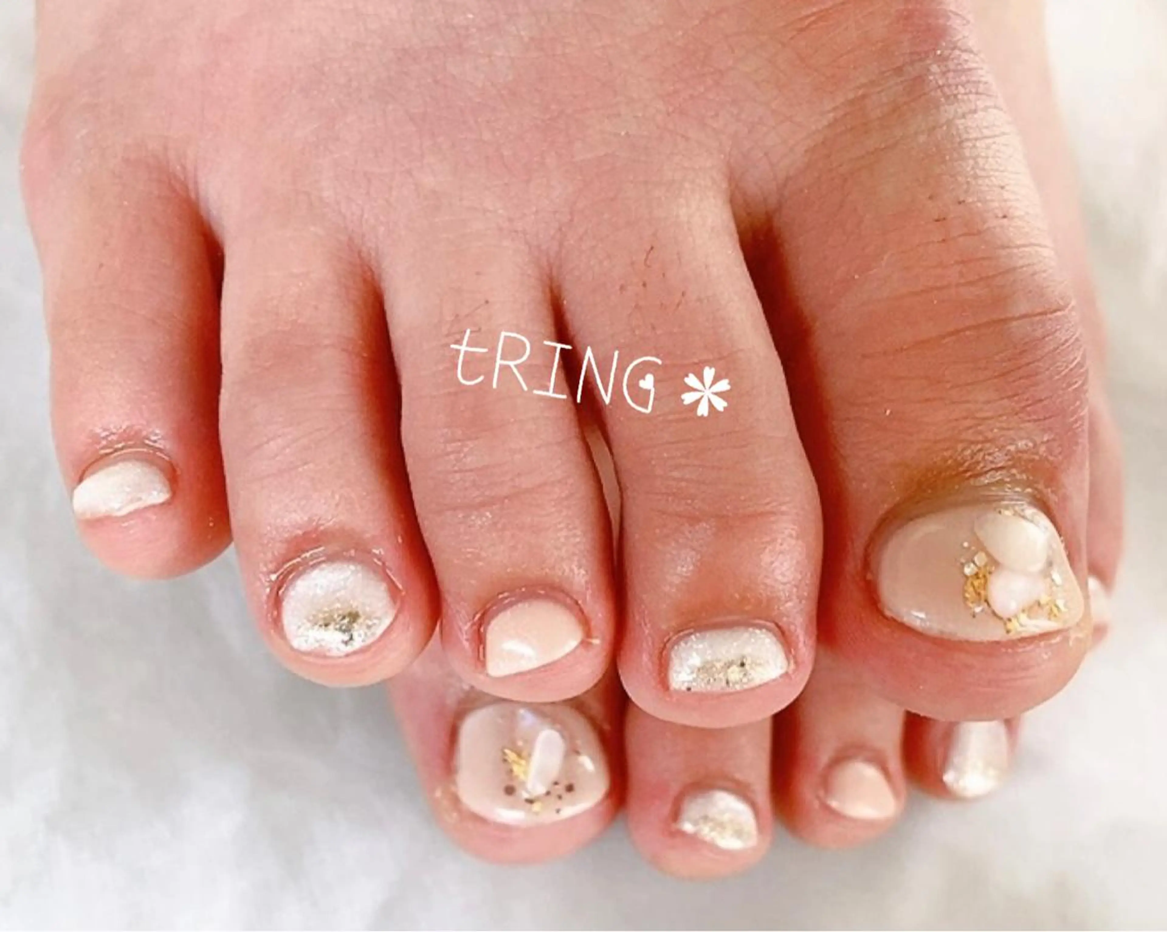 ネイル フットネイル tRING＊ しいの木台のネイルデザイン