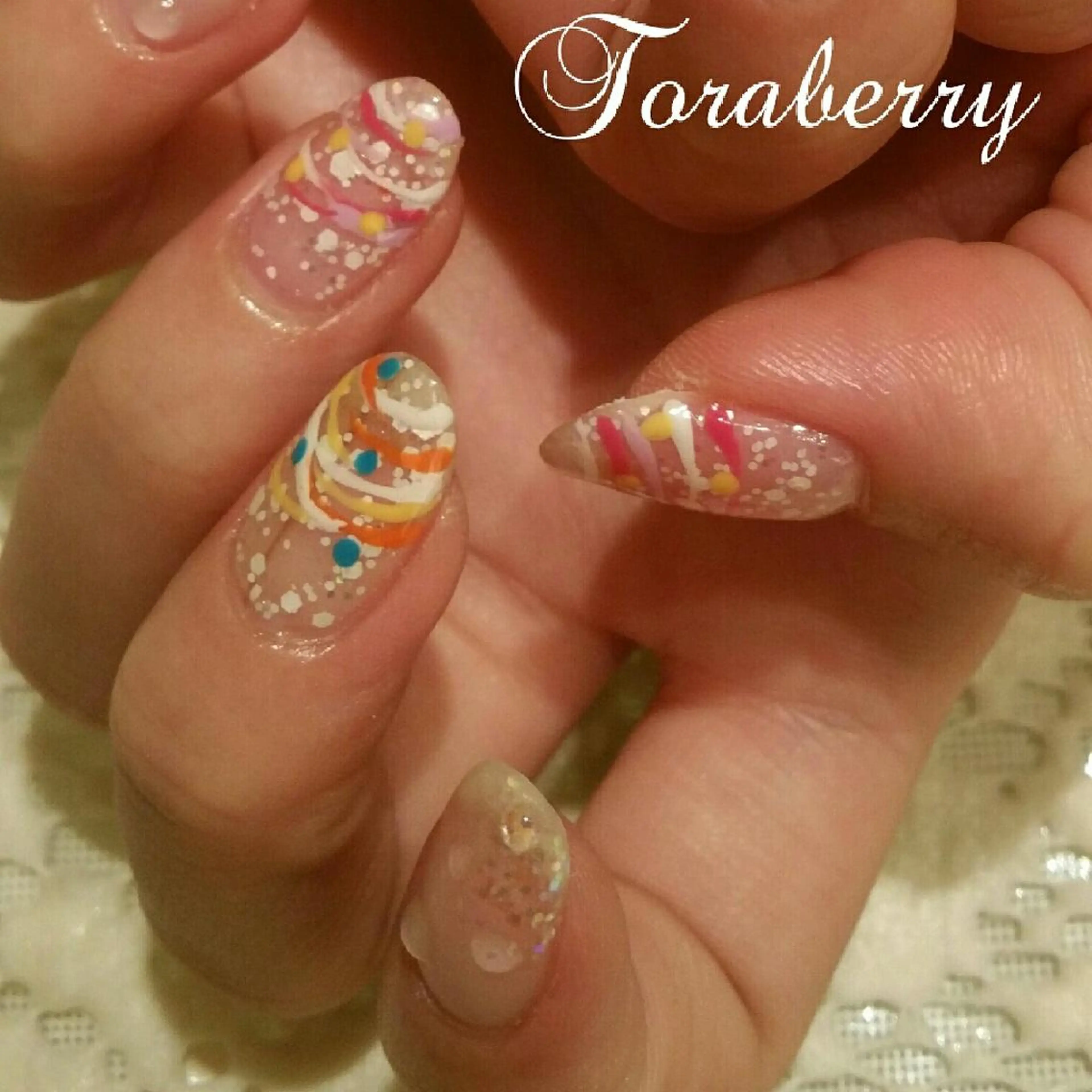 ネイル ヨーヨーネイル ネイリスト なつみのネイルデザイン