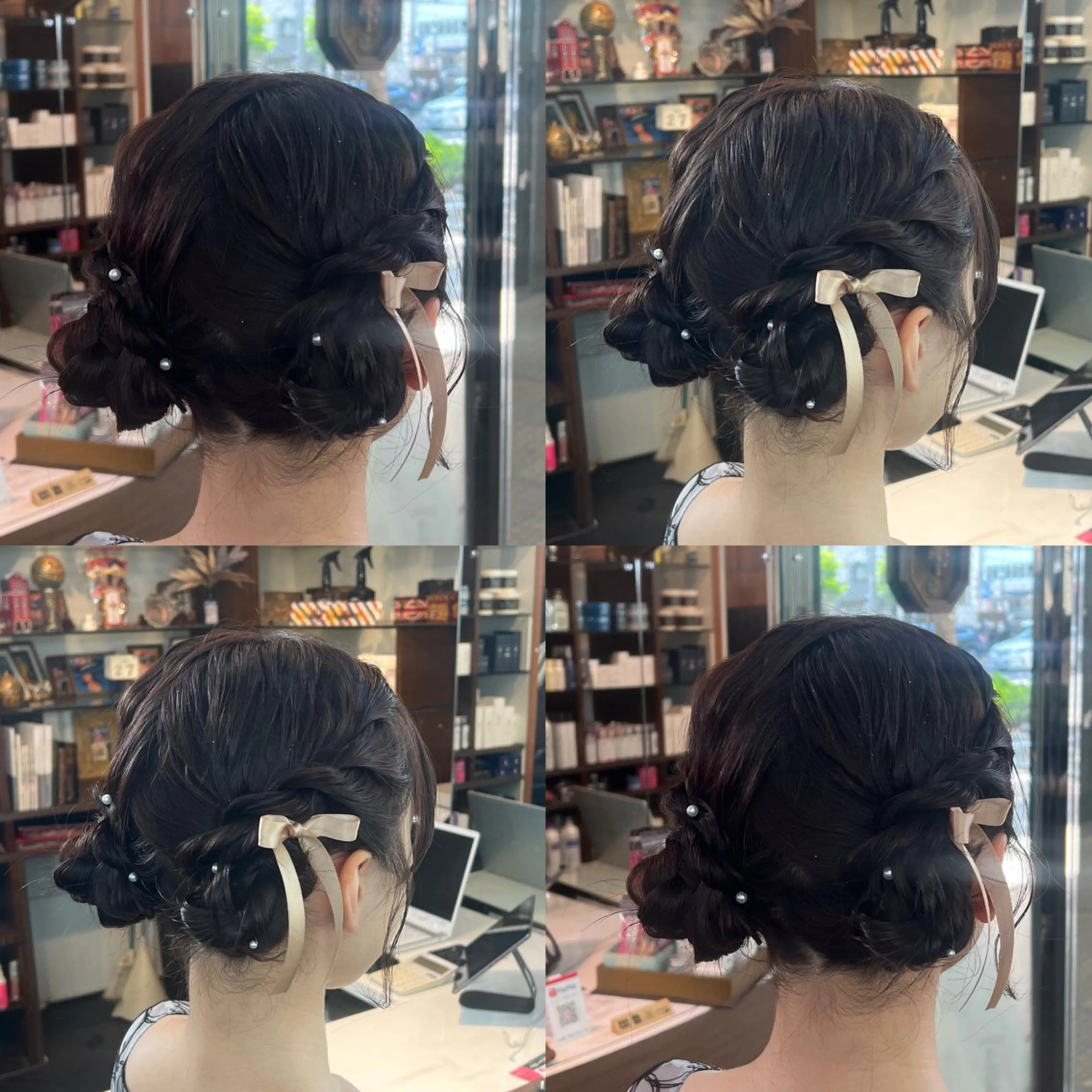 ロング ヘアアレンジ ヘアセット ハイライト/レイヤー /ハイトーン/AOIのヘアスタイル