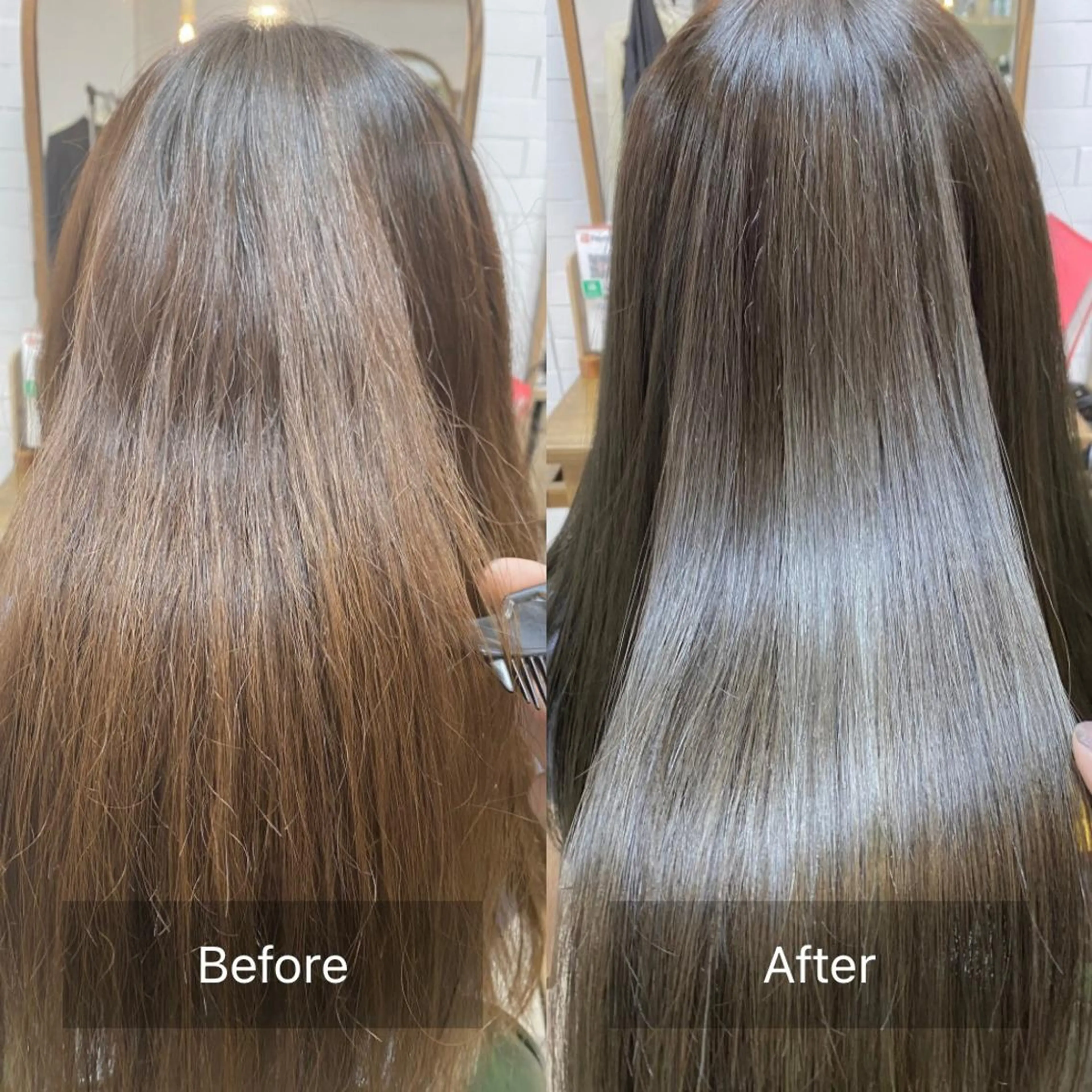 セミロング 髪質改善✨ 角谷　勇のヘアスタイル