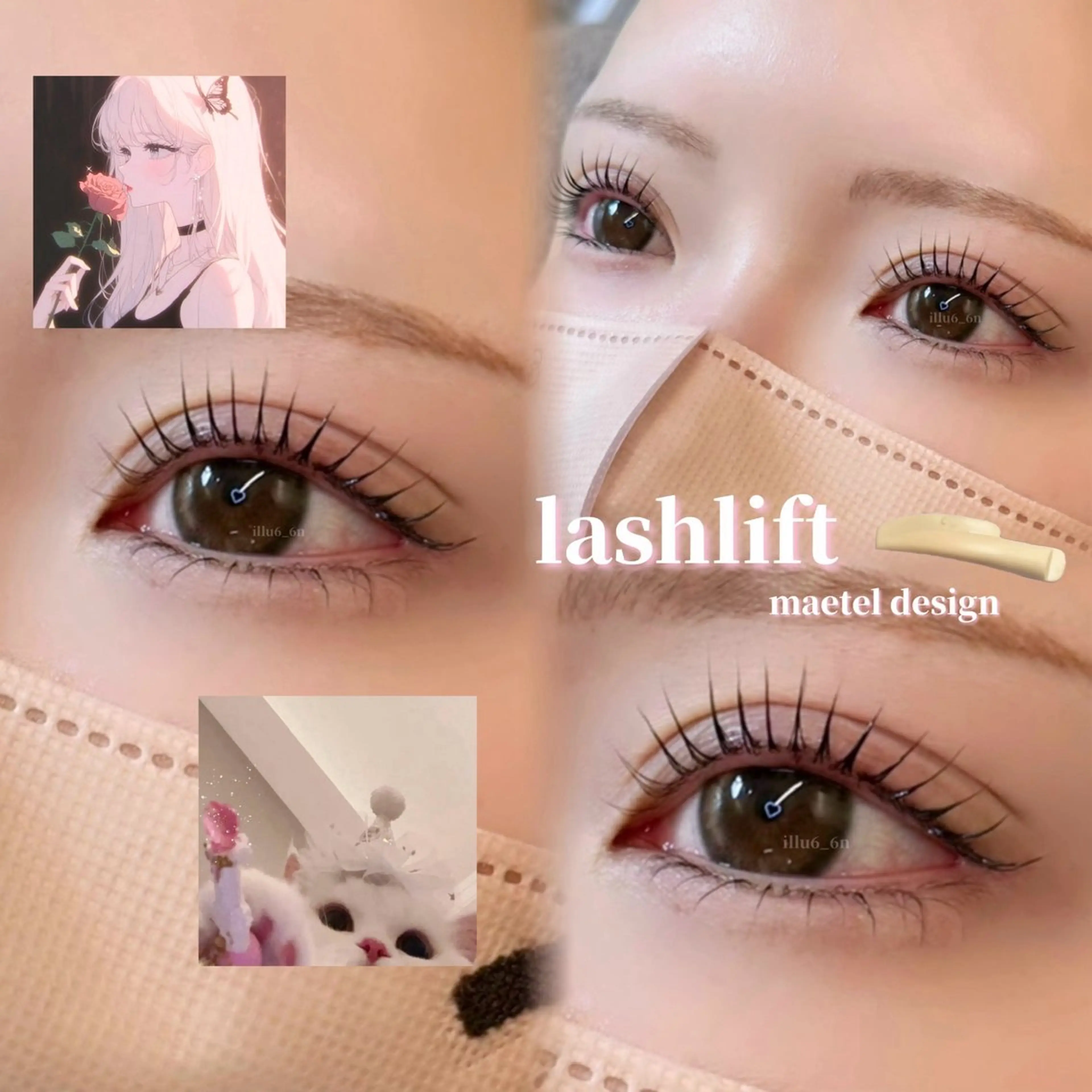 マツエク・マツパ マツパ emiri🍒 @illu6_6nのマツエク・マツパデザイン