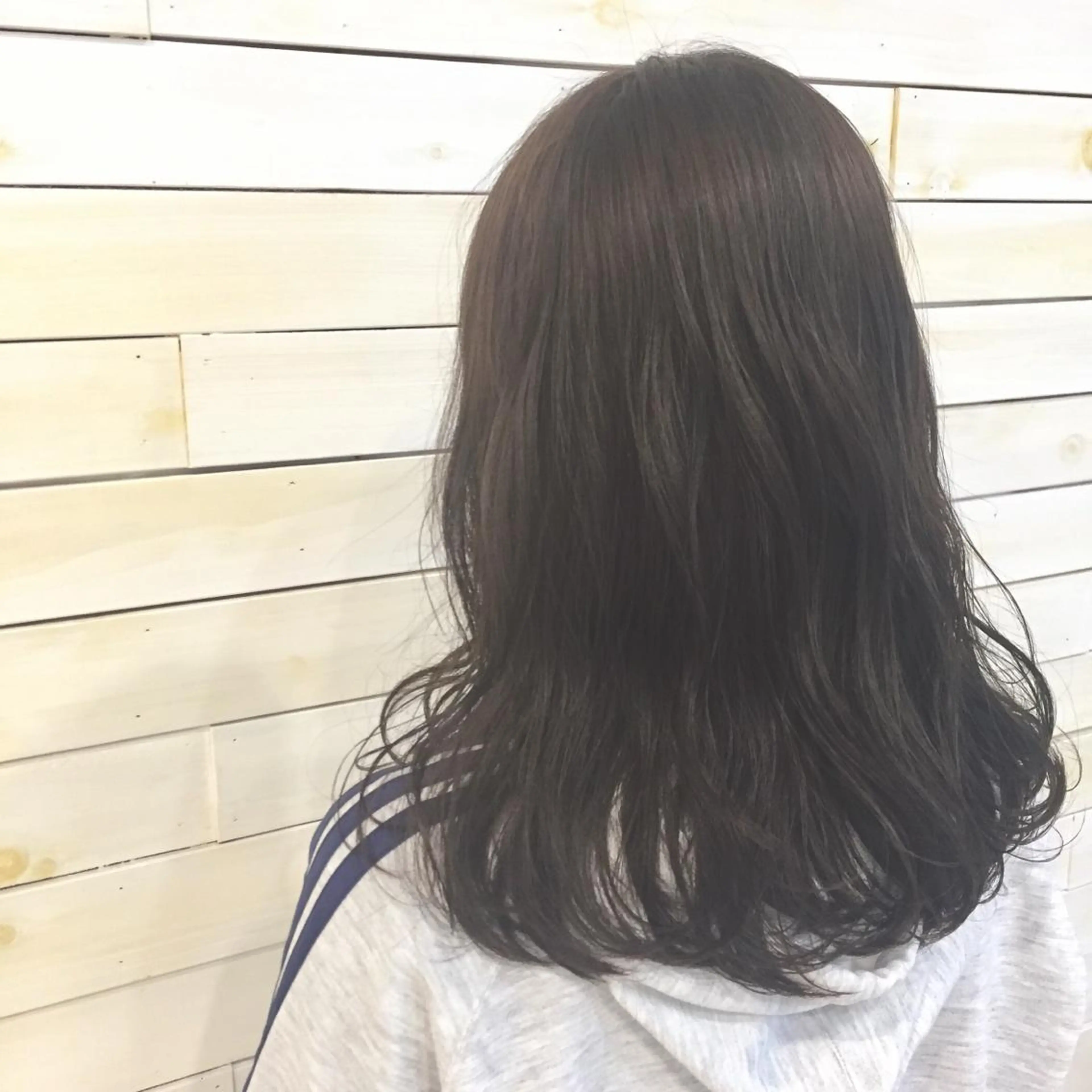 ロング 黒田瀬奈/ボブ まろやかベージュのヘアスタイル