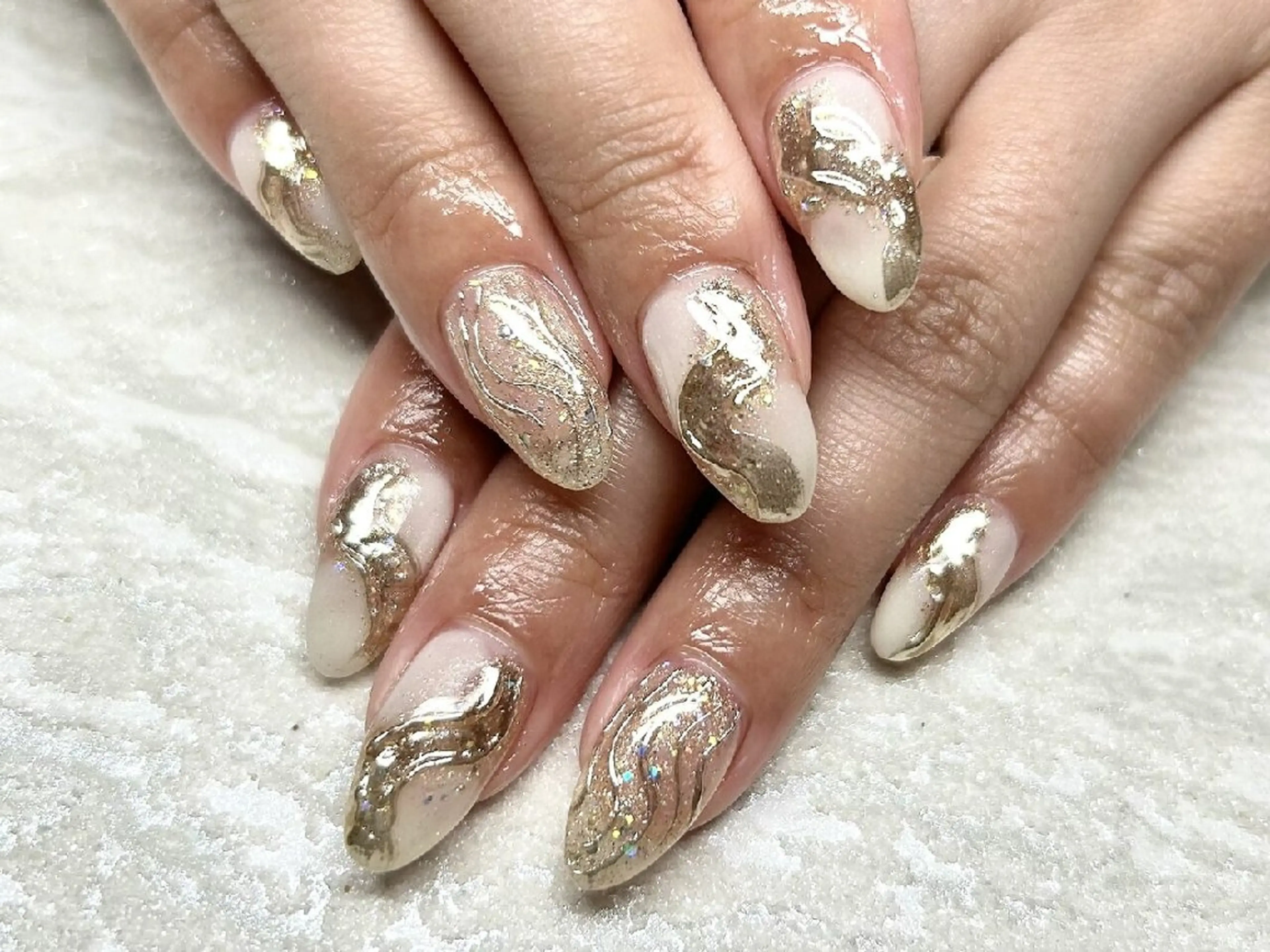 ネイル アートネイル 入学式 卒業式 韓国ネイル 持ち込み ハンドネイル JULIE NAILのネイルデザイン