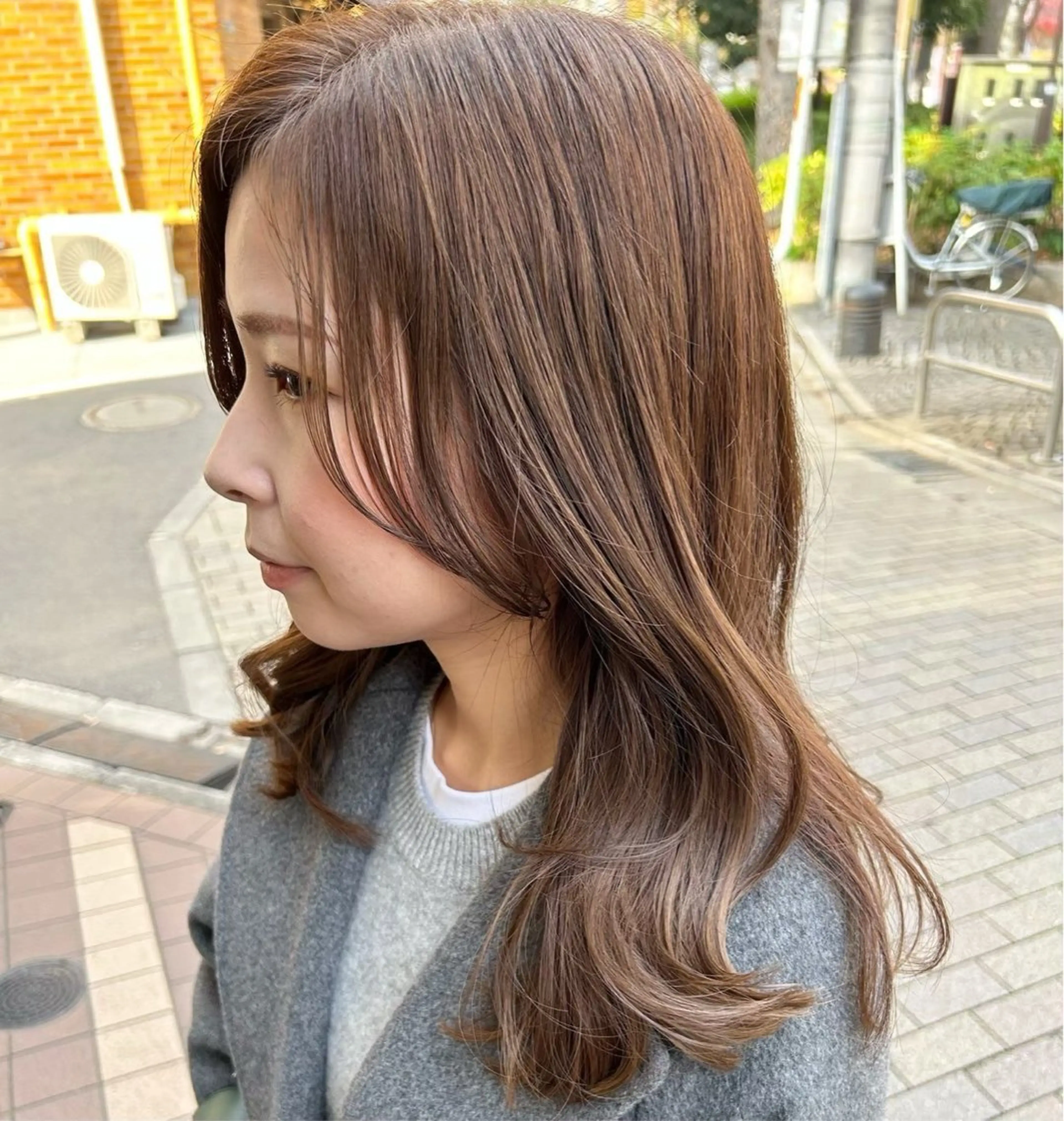ロング albero🧸 🌳鈴木遥菜のヘアスタイル