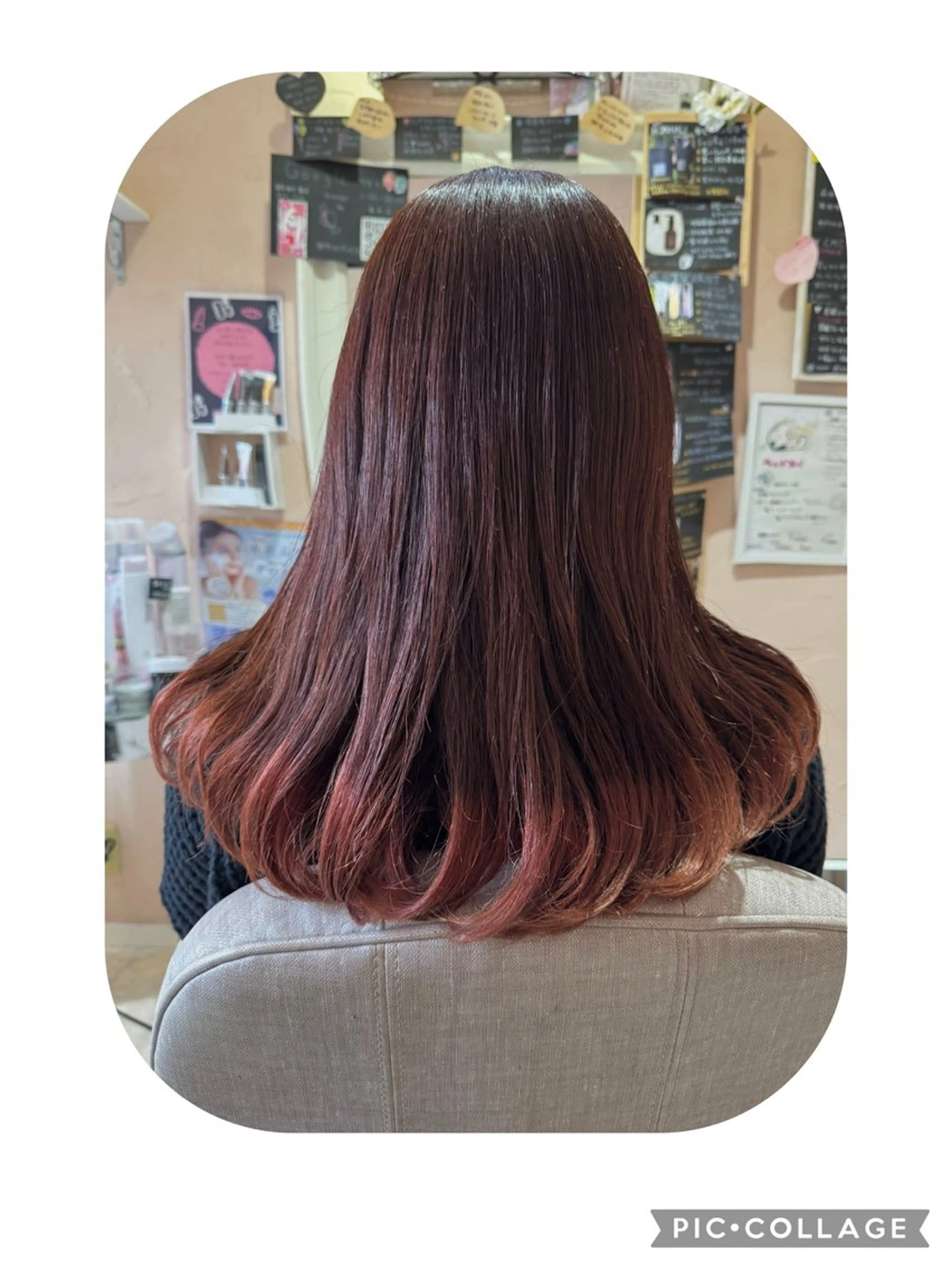 セミロング 磯部 彩のヘアスタイル