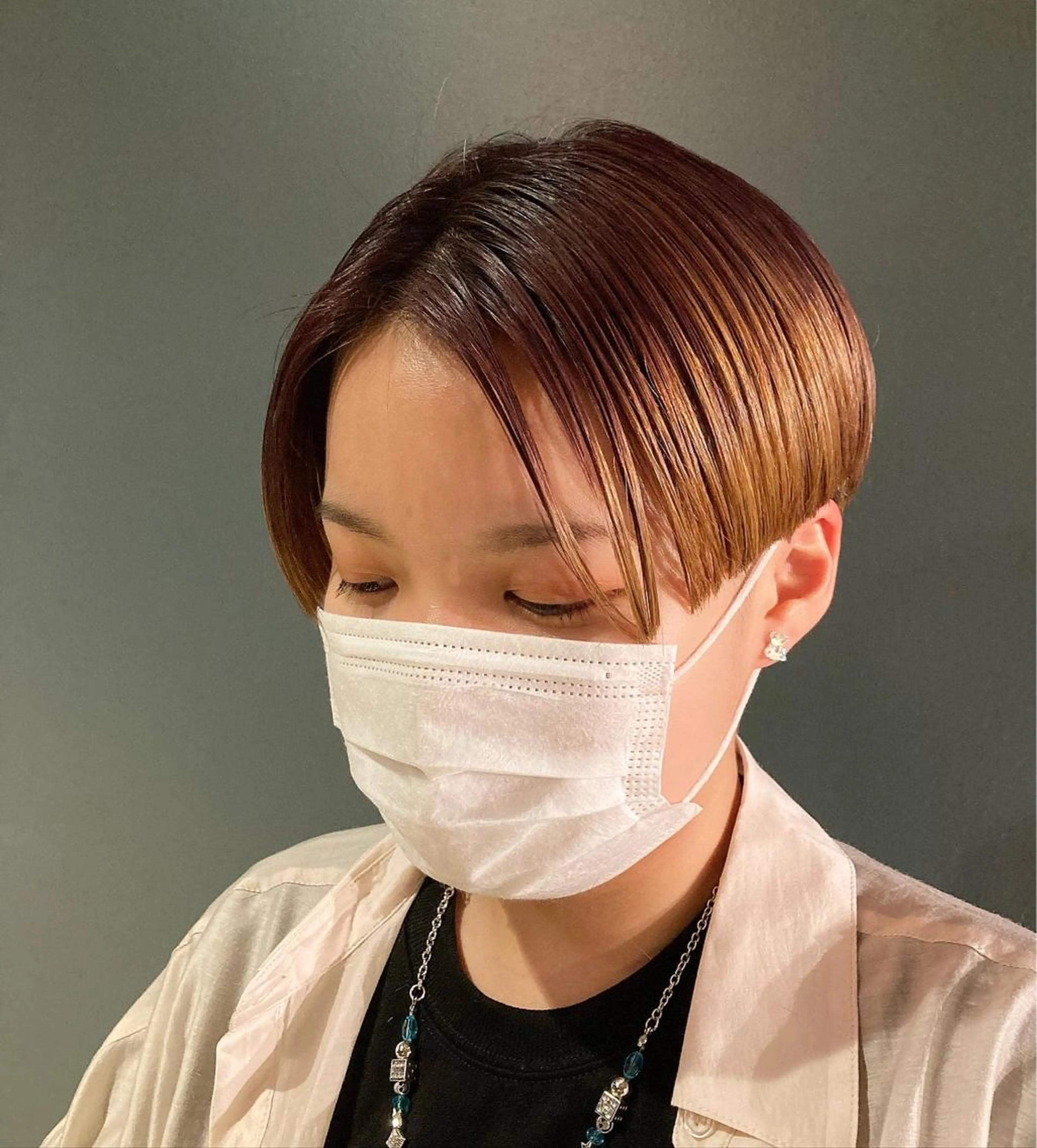 ショート カラー ハンサムショート ショートヘア カット ヘアカラー トリートメント スキバサミを使わない カット🌼唯🌼のヘアスタイル