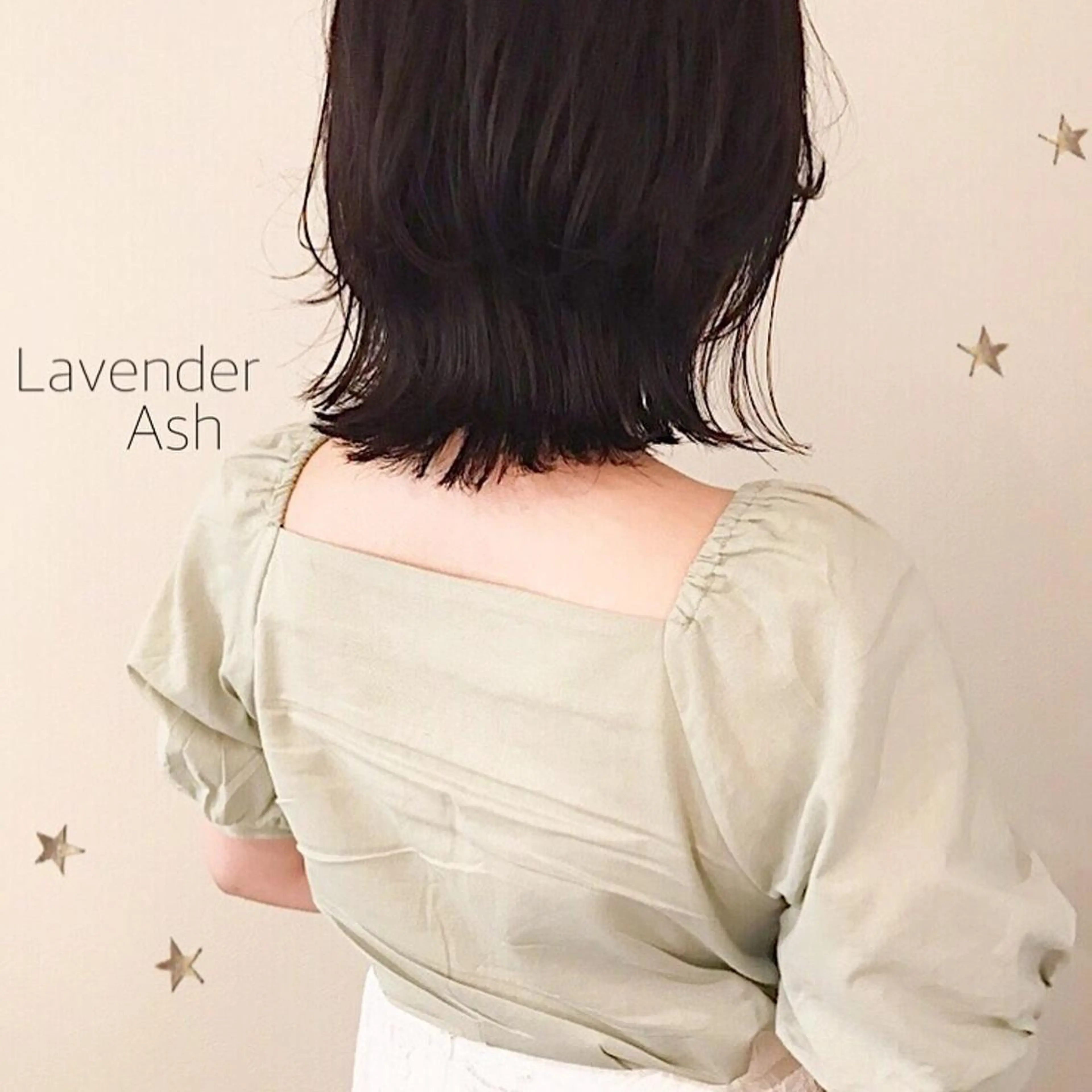 ミディアム カラー 市川 千夏のヘアスタイル