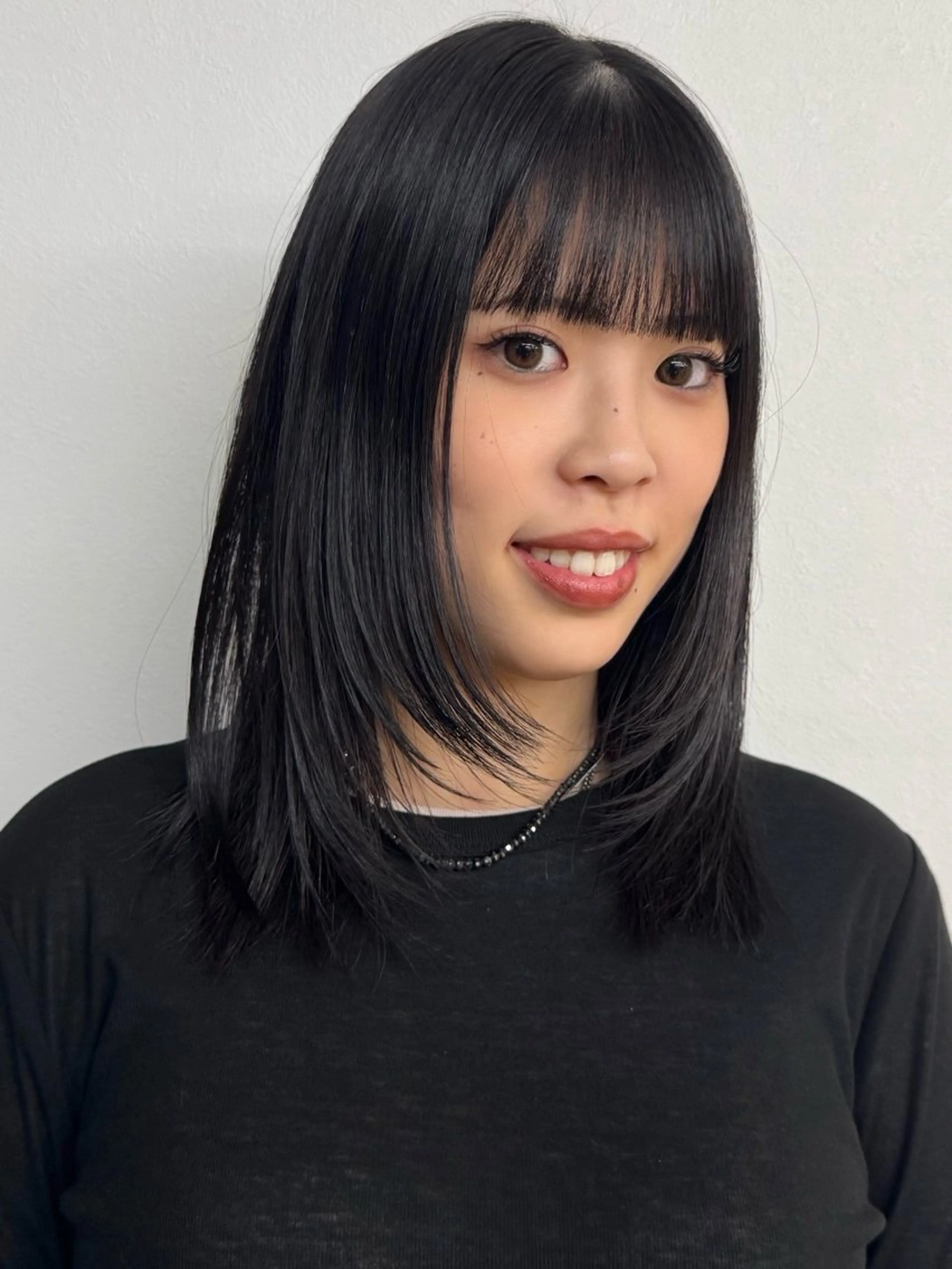 ミディアム 顔まわりレイヤー 顔周りカット レイヤーカット 🆓カットモデル募集 ／はねだのヘアスタイル