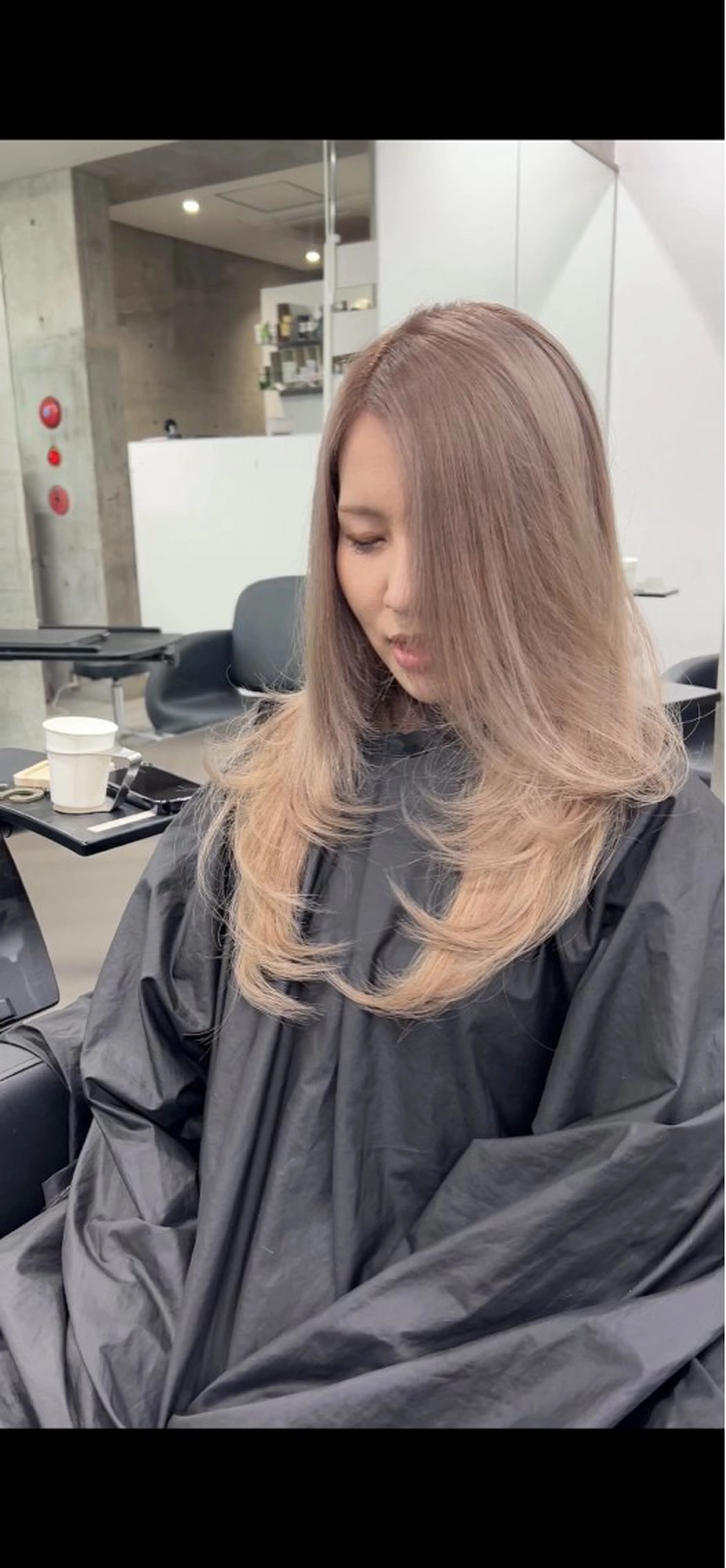 ロング カット トリートメント ヘッドスパ welring hair salonのヘアスタイル