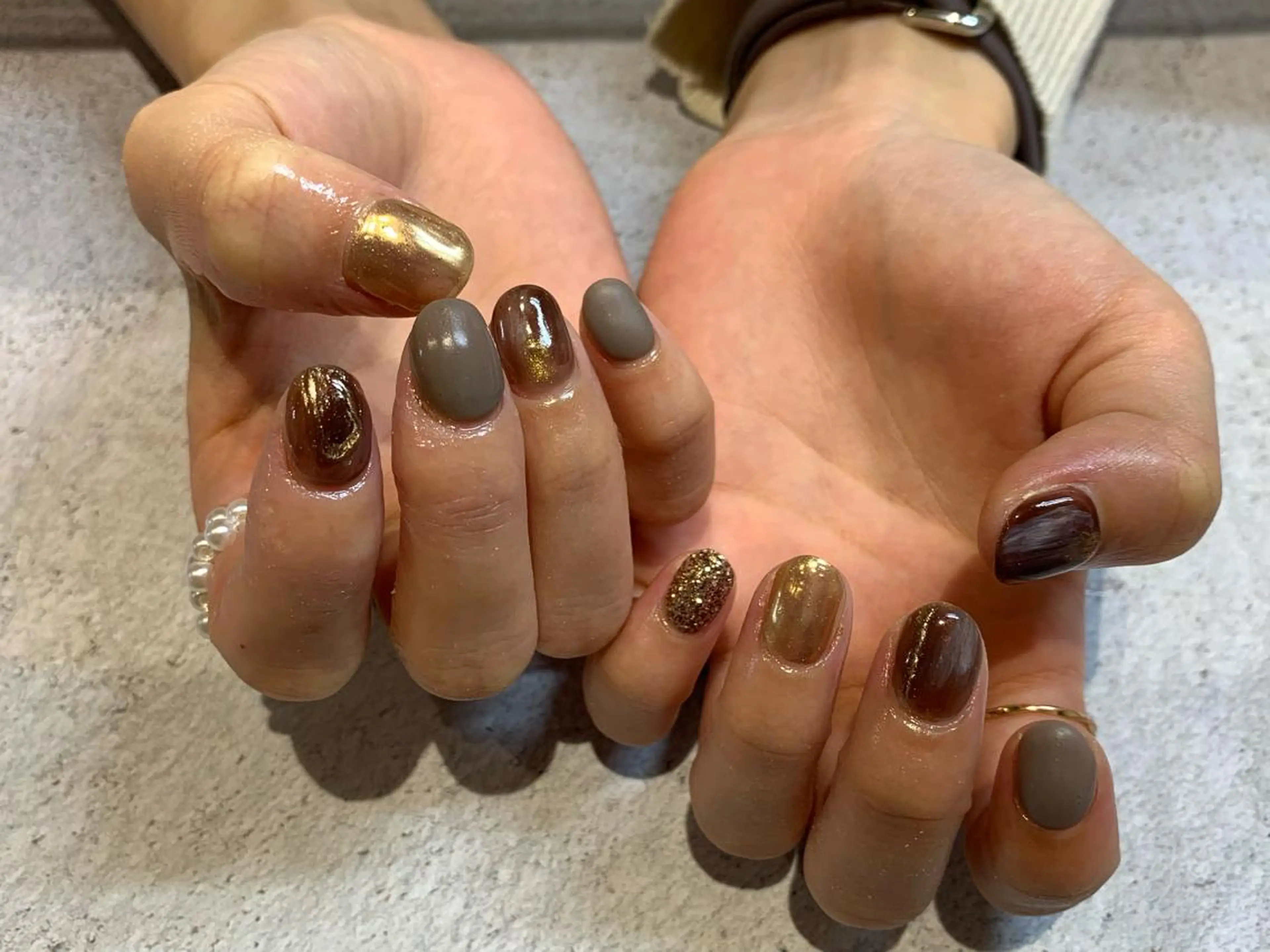 ネイル 持ち込み マキノ ユイのネイルデザイン