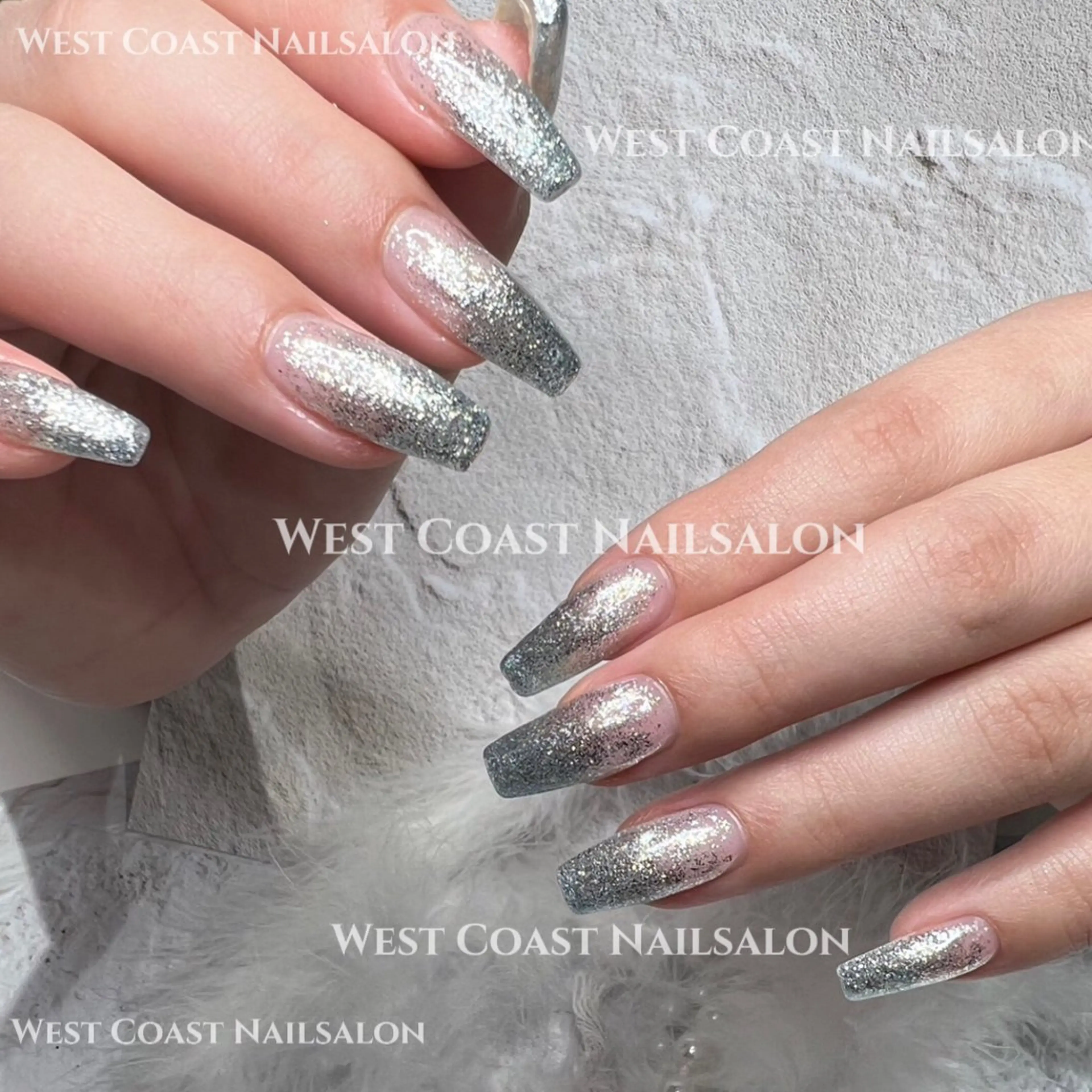 ネイル ハンドネイル リボン、ガーリー パーツ放題専門店のネイルデザイン