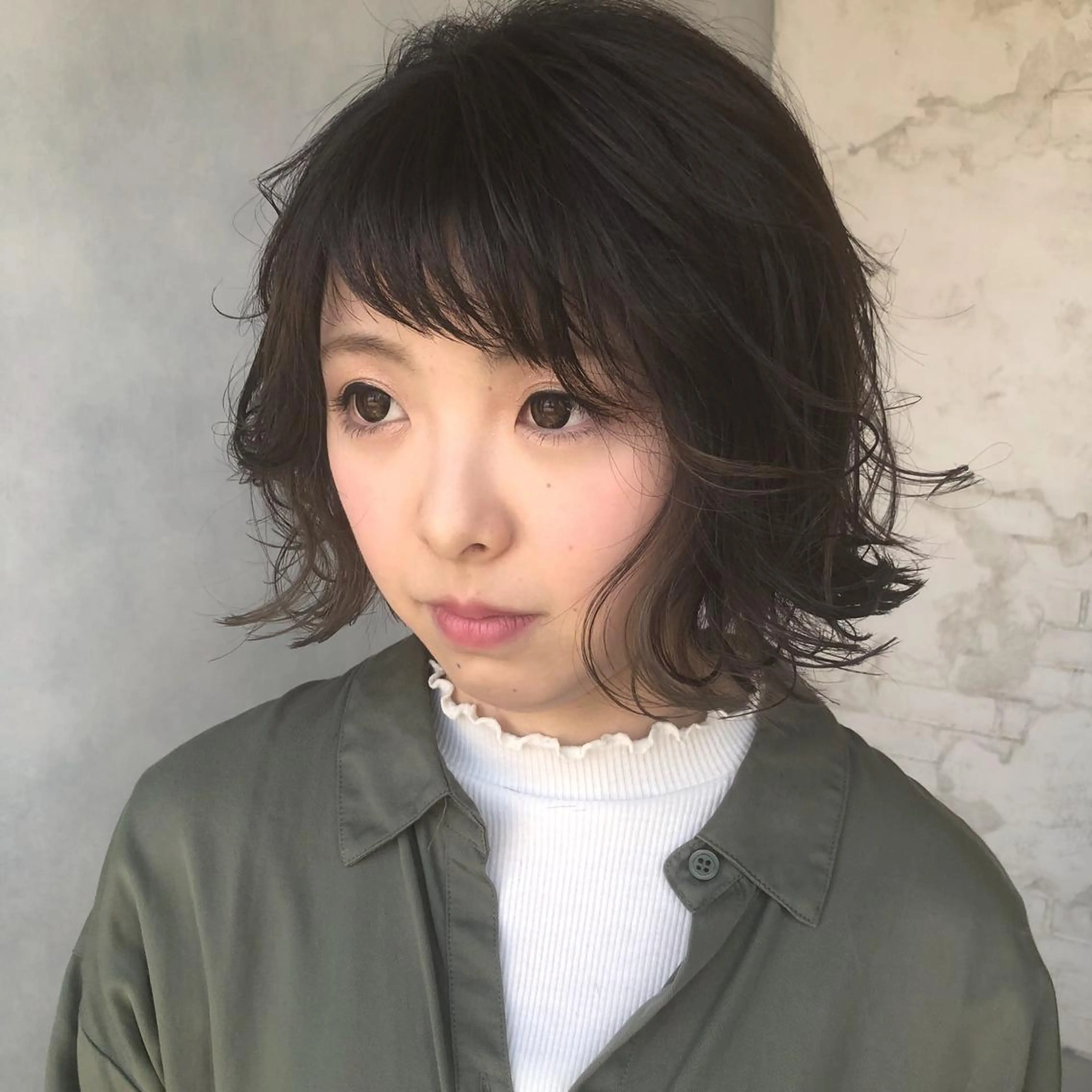 ミディアム カラー インナーカラー ORIKA 美容室のヘアスタイル