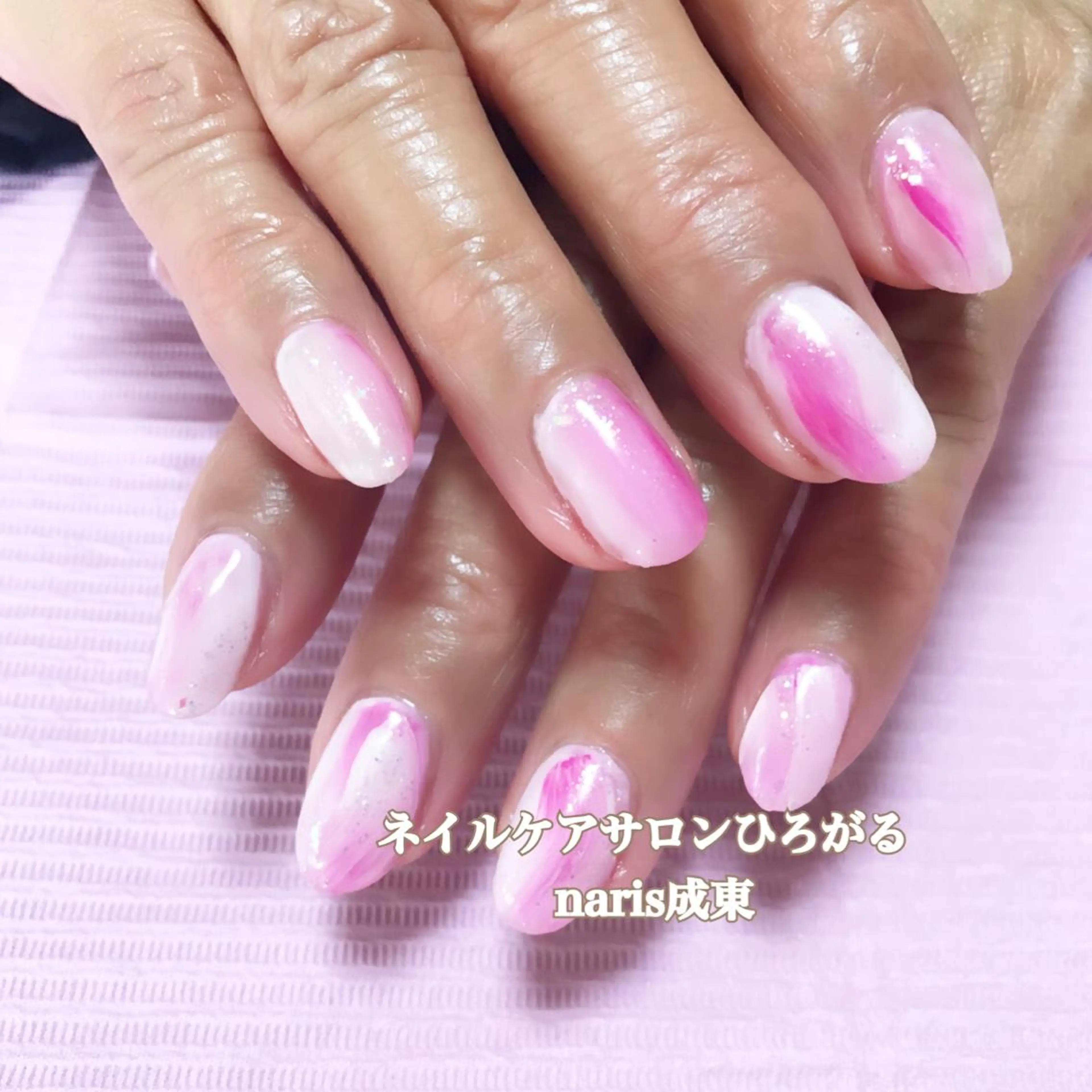 ネイル グラデーション 冨澤 ひろみのネイルデザイン