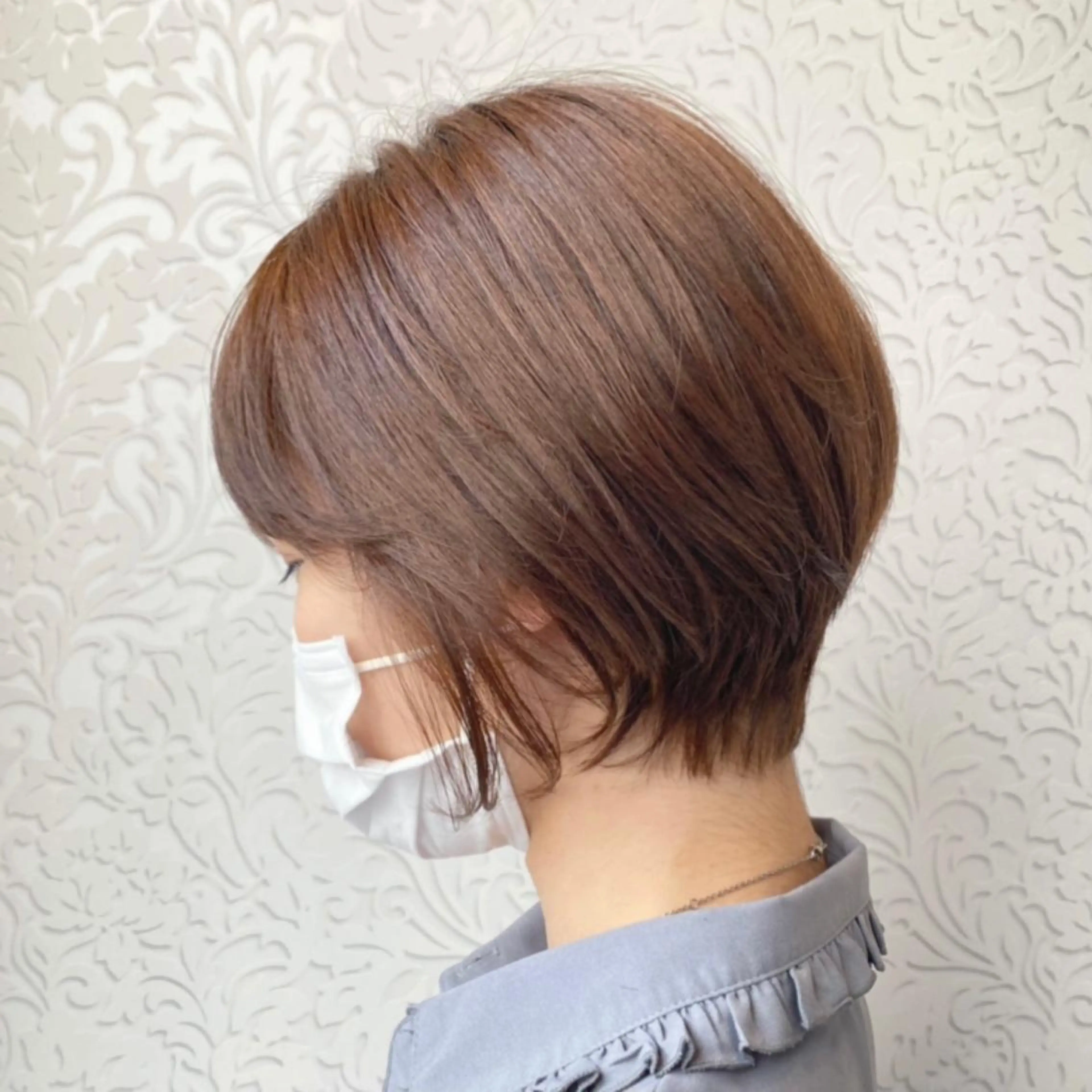 ショート 顔周りカット/透明感 カラー🤍大塚蛍のヘアスタイル