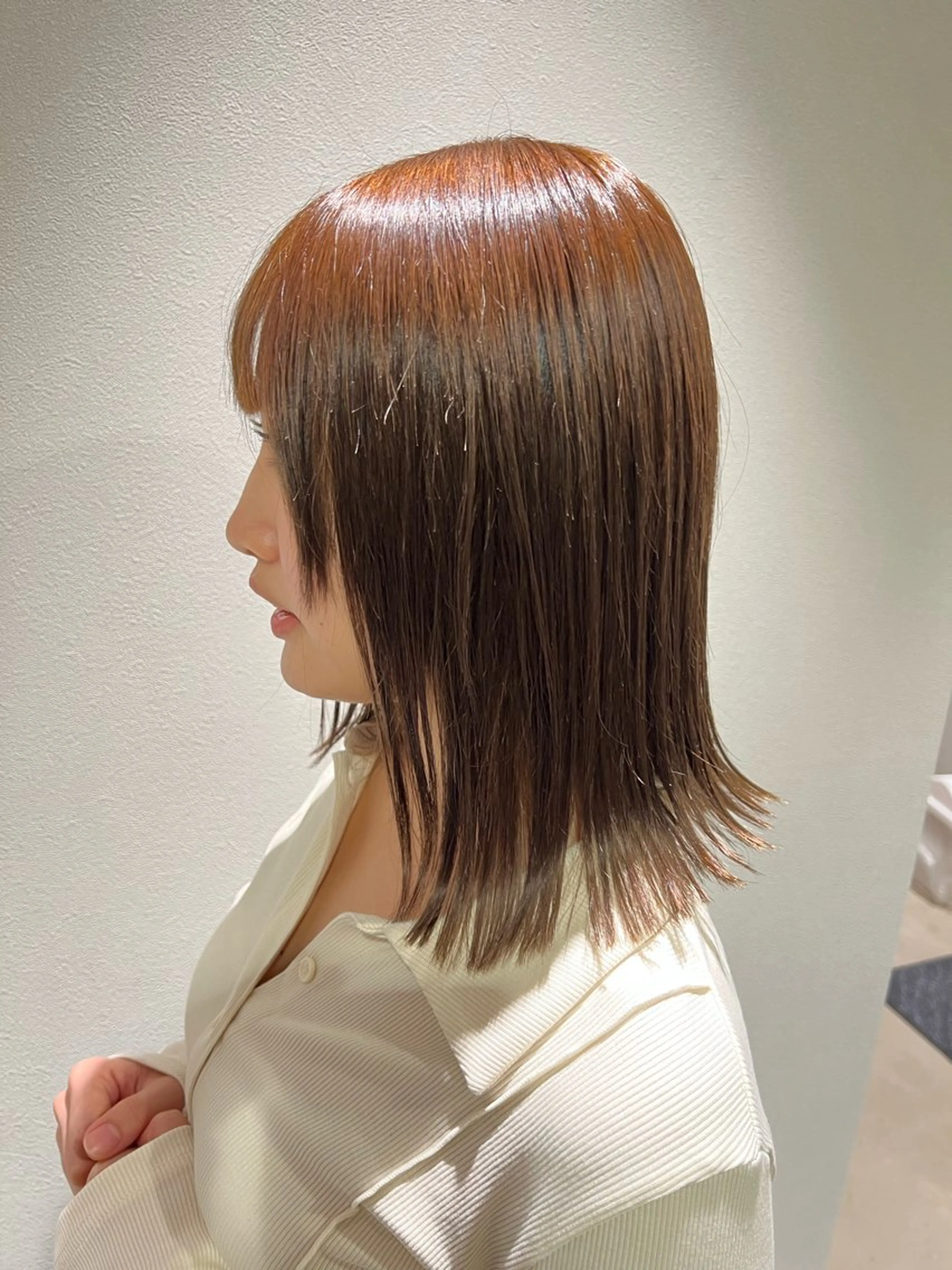 ミディアム 空 龍之介 カラー 特化/髪質改善/韓国のヘアスタイル