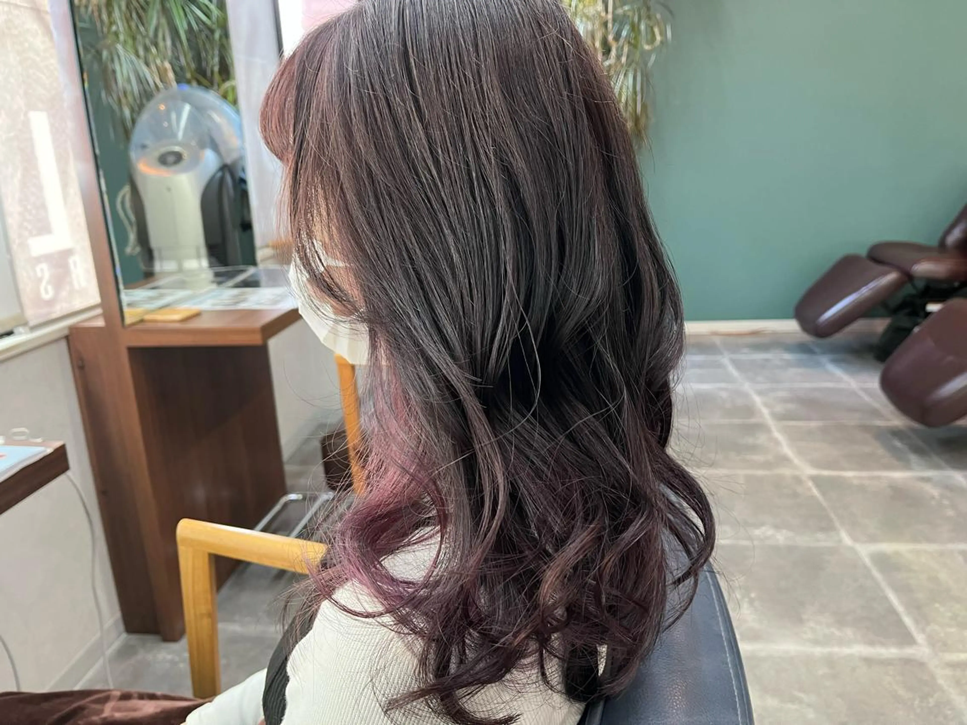 セミロング 長内  大明のヘアスタイル