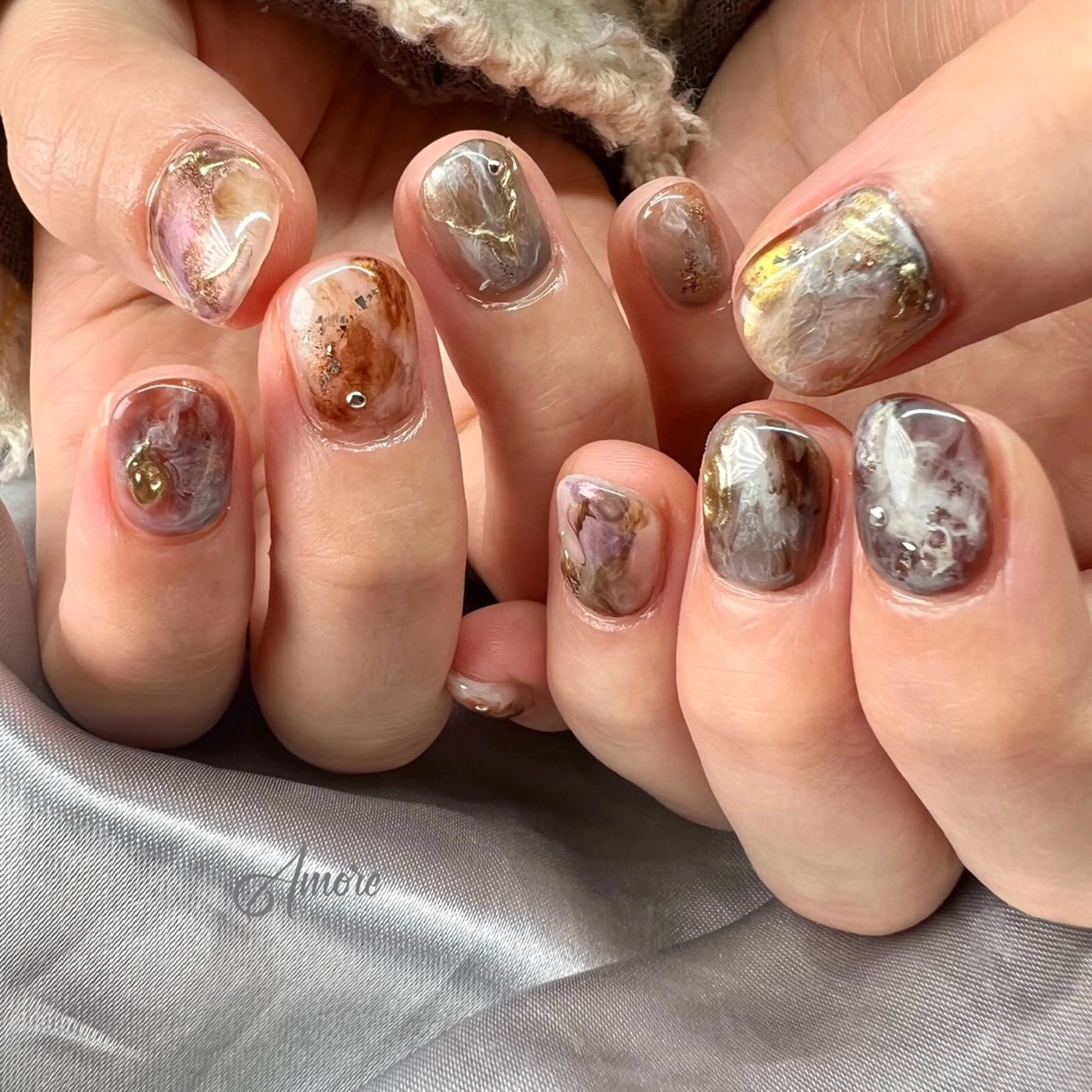 ネイル ジェルネイル 韓国ネイル パラジェル You kyehwaのネイルデザイン