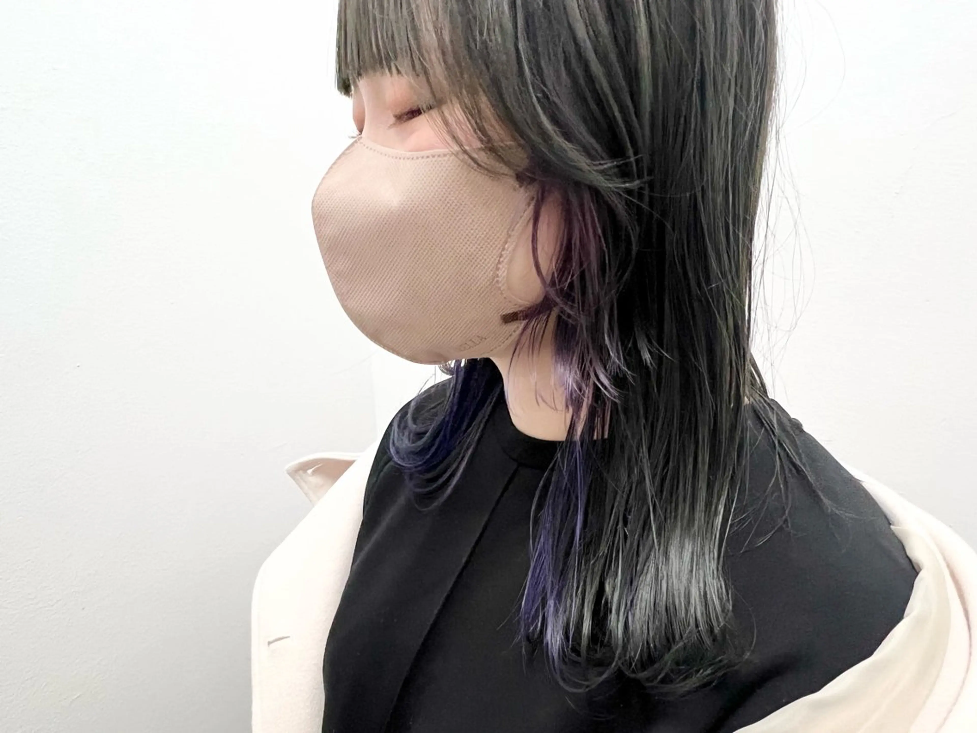 セミロング nike にけのヘアスタイル