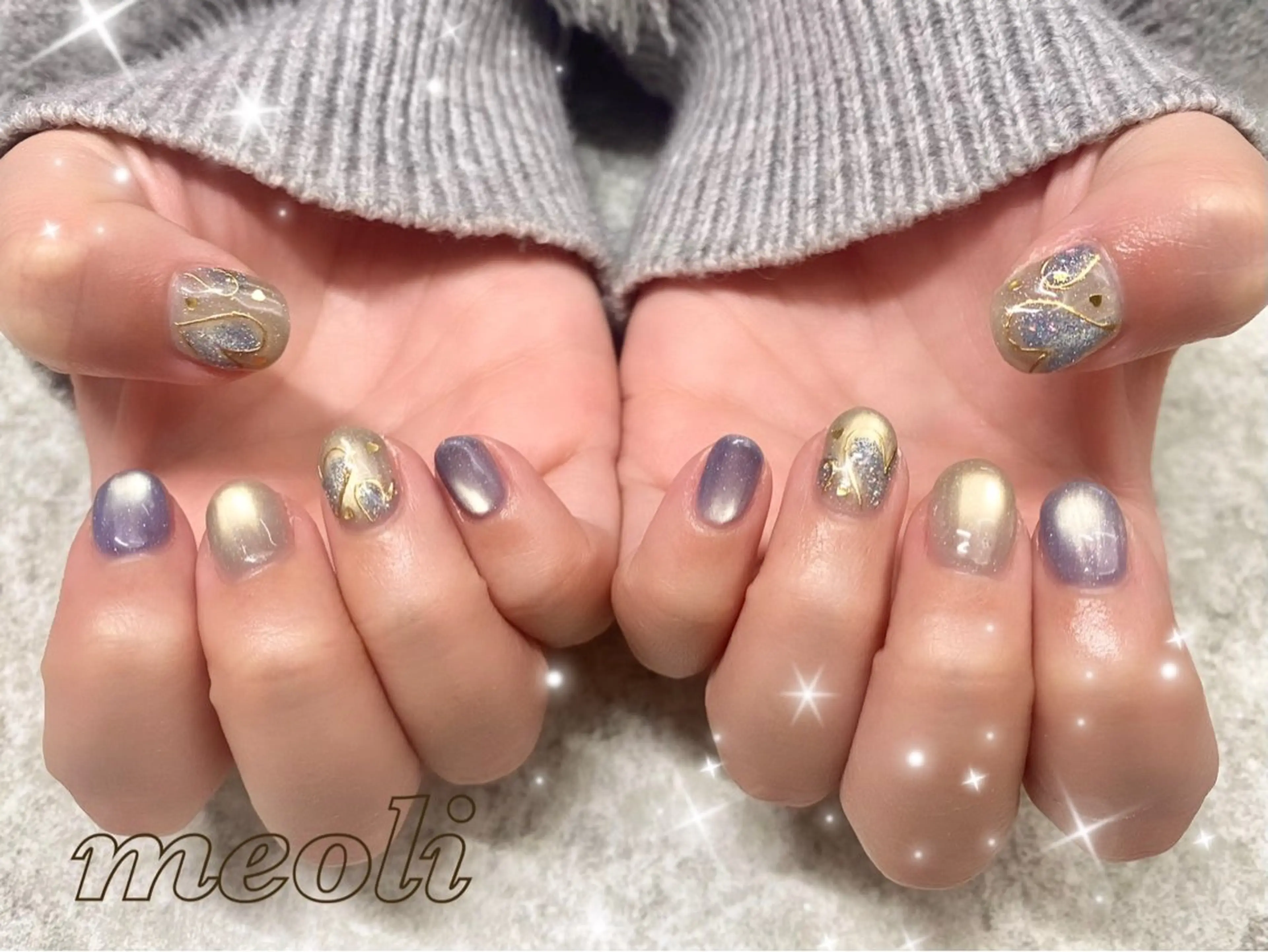 ネイル ハンドネイル nail salon meoli メグのネイルデザイン