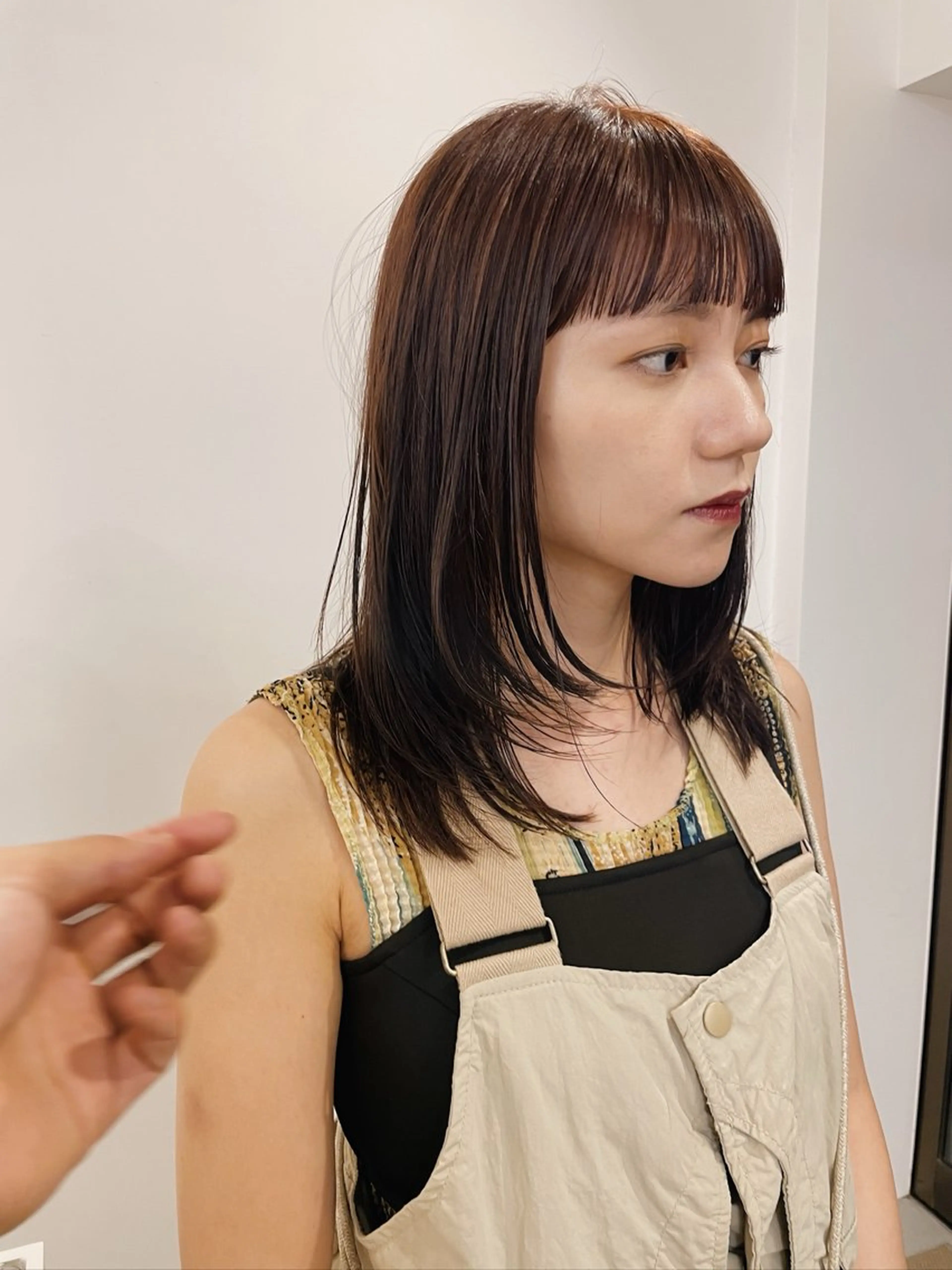 ミディアム カラー カット ヘアカラー トリートメント 可愛いパーマスタイル といえばISSEYのヘアスタイル