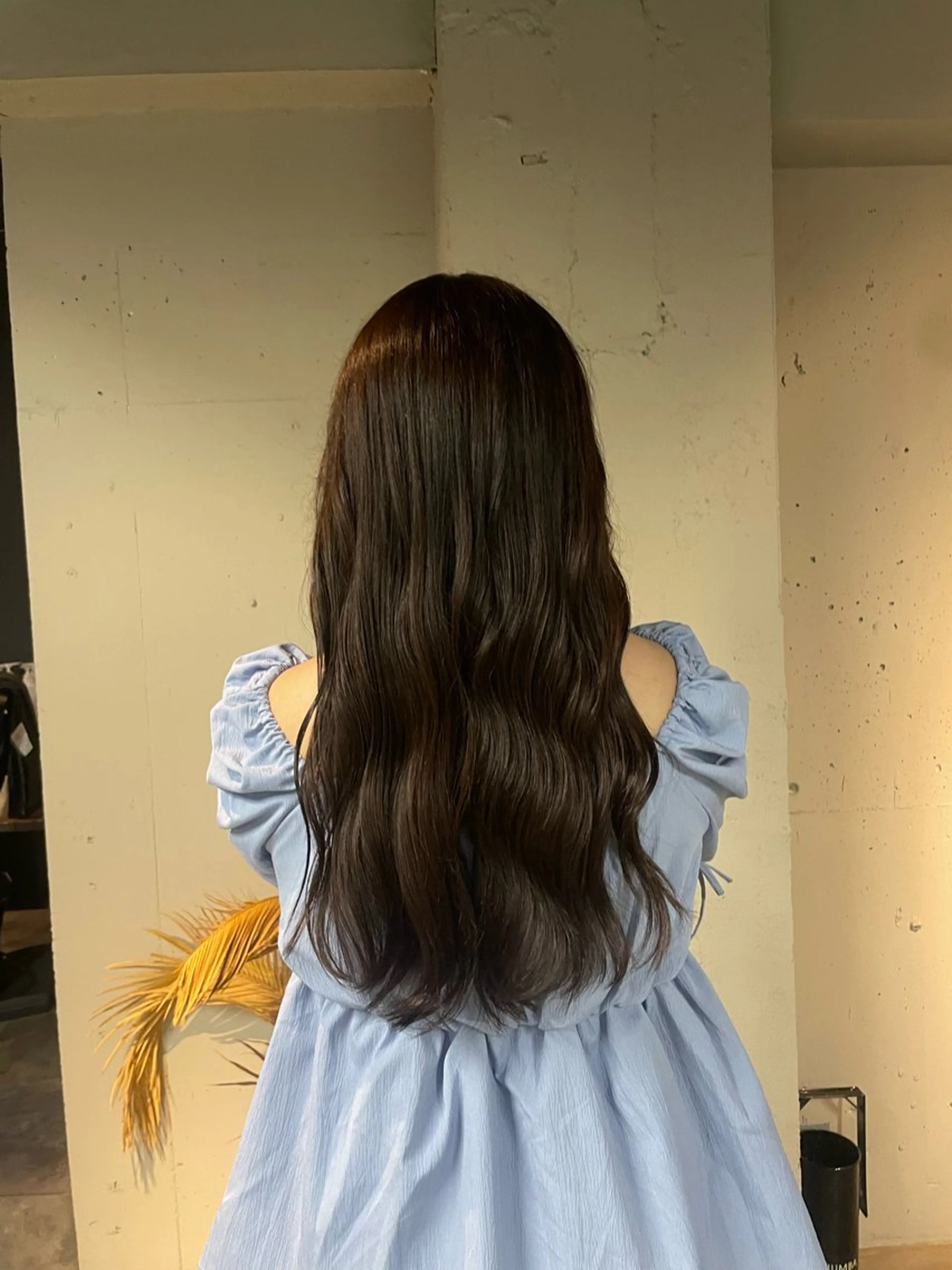 ロング ヘアカラー トリートメント 透明感・美髪 monsoワニベユナのヘアスタイル