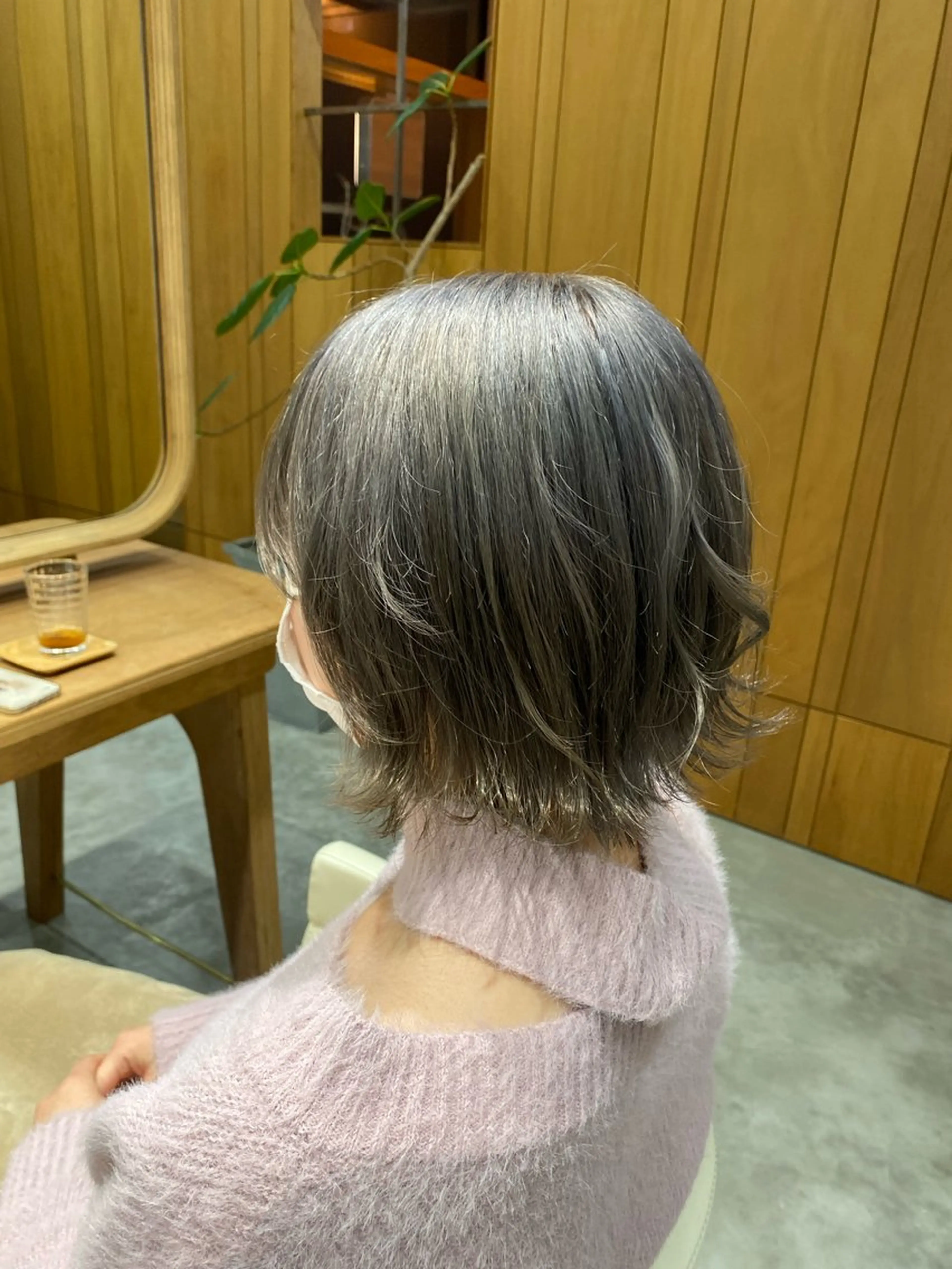 カラー ブリーチ ラベンダーカラー シルバー MIKU ／fulamのヘアスタイル