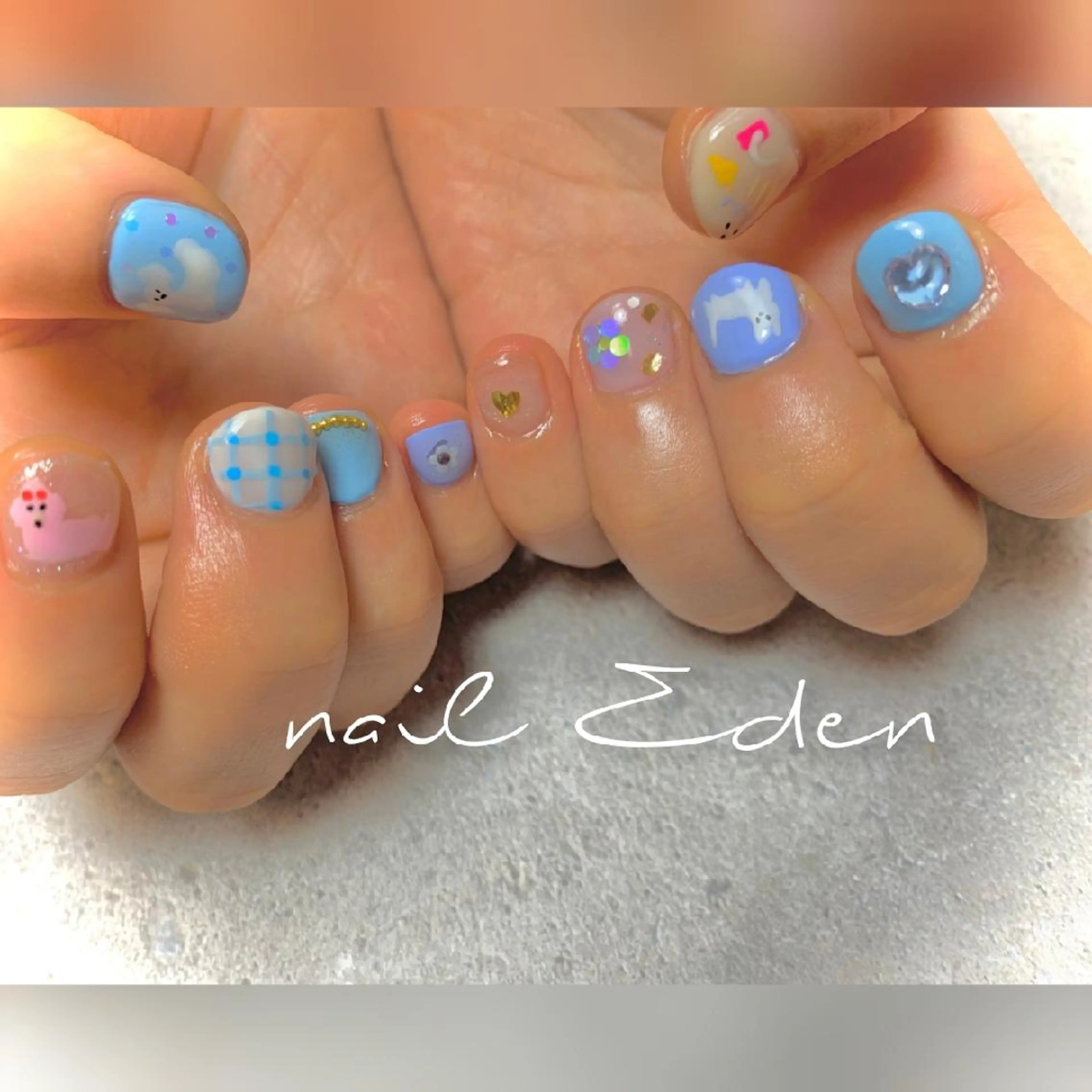 ネイル 韓国ネイル 持ち込み Eden ♾️のネイルデザイン