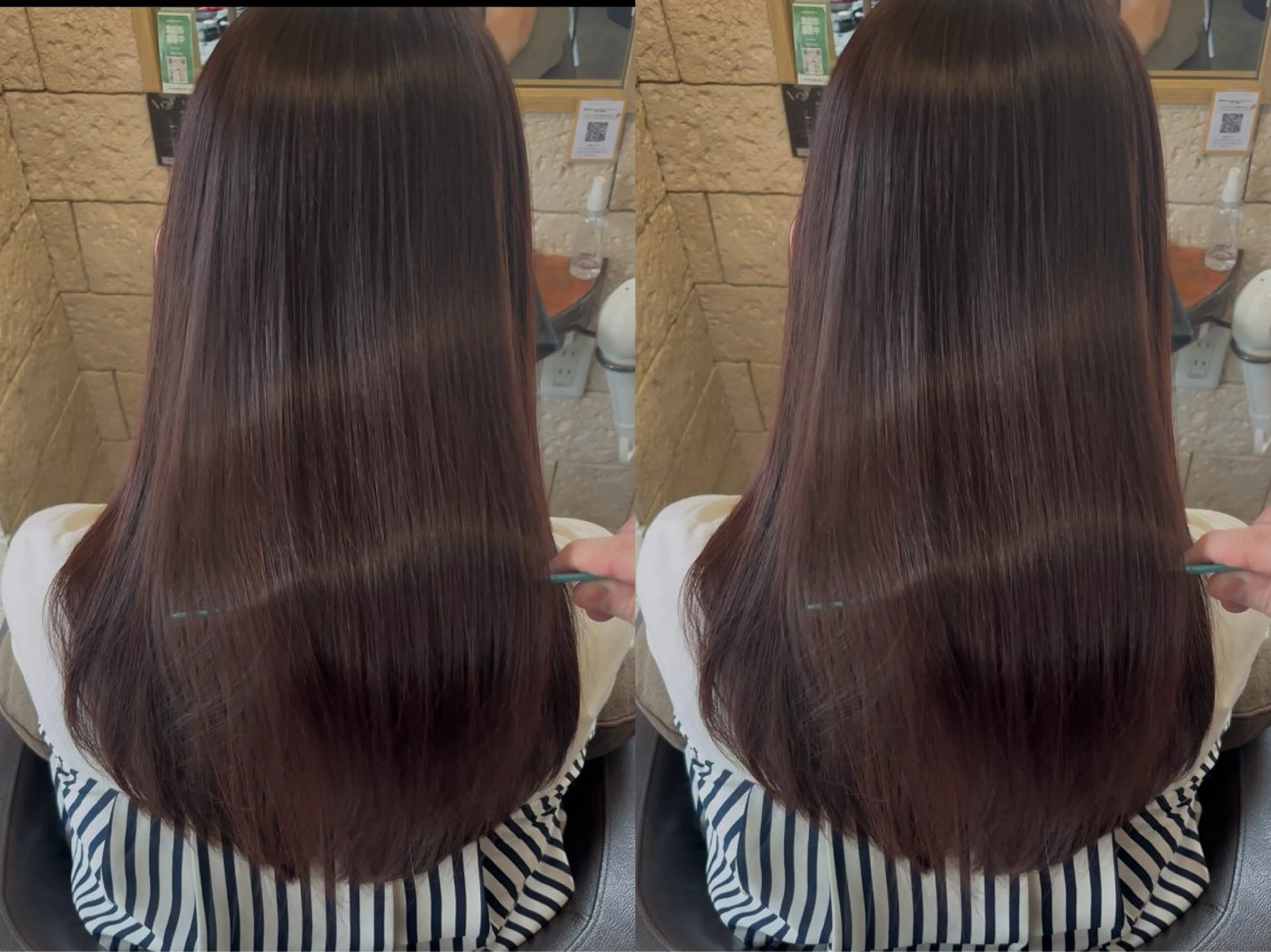 ロング 縮毛矯正 シュモレ ポルターレ所属・髪質改善/東雲 美髪縮毛矯正/小坂翔のヘアスタイル