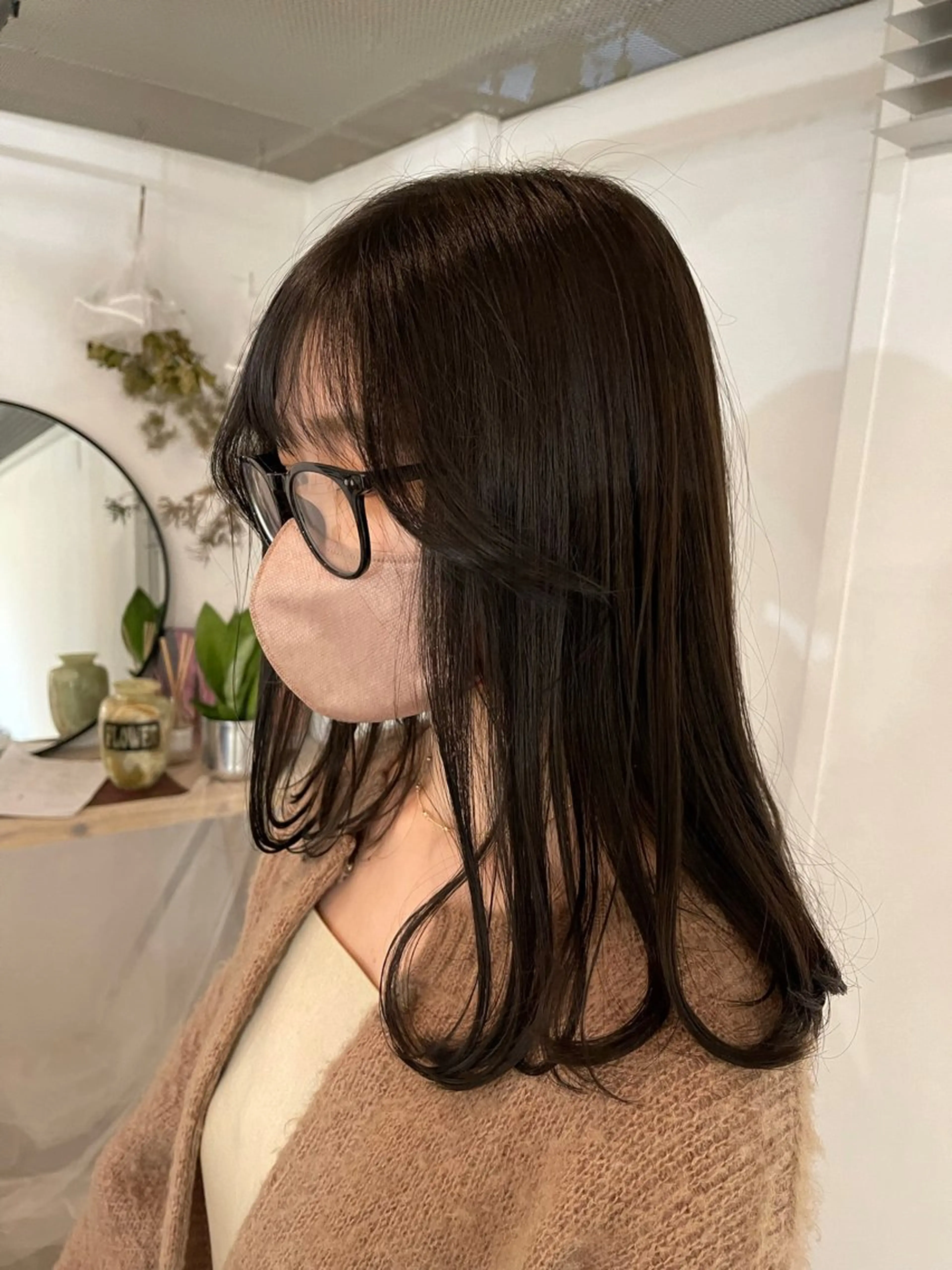 カラー ブリーチ ダブルカラー ブリーチなしカラー ヘアカラー ボブ/レイヤー /河内温太のヘアスタイル