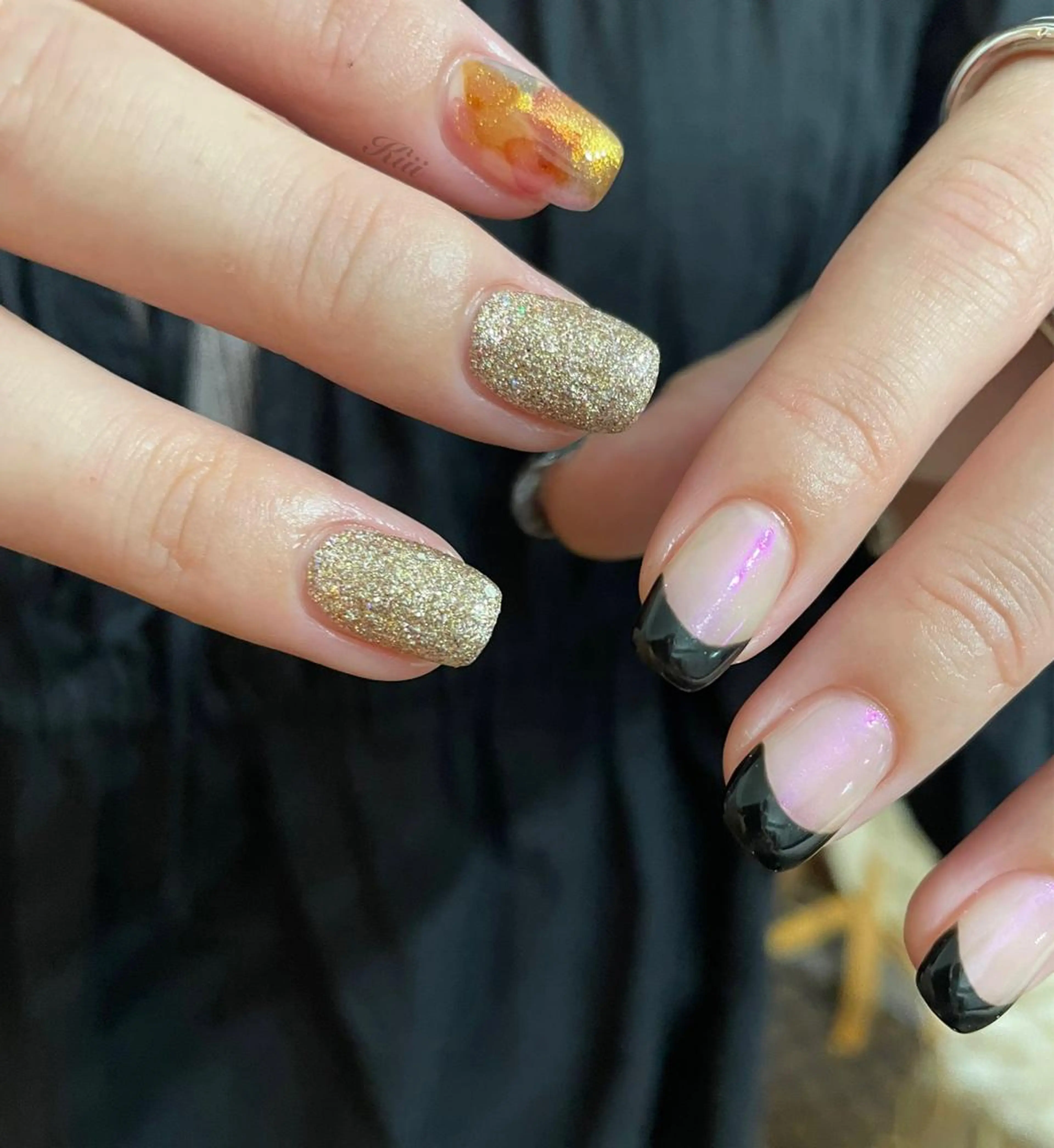 ネイル ハンドネイル フットネイル kiii.__ ✴︎*のネイルデザイン