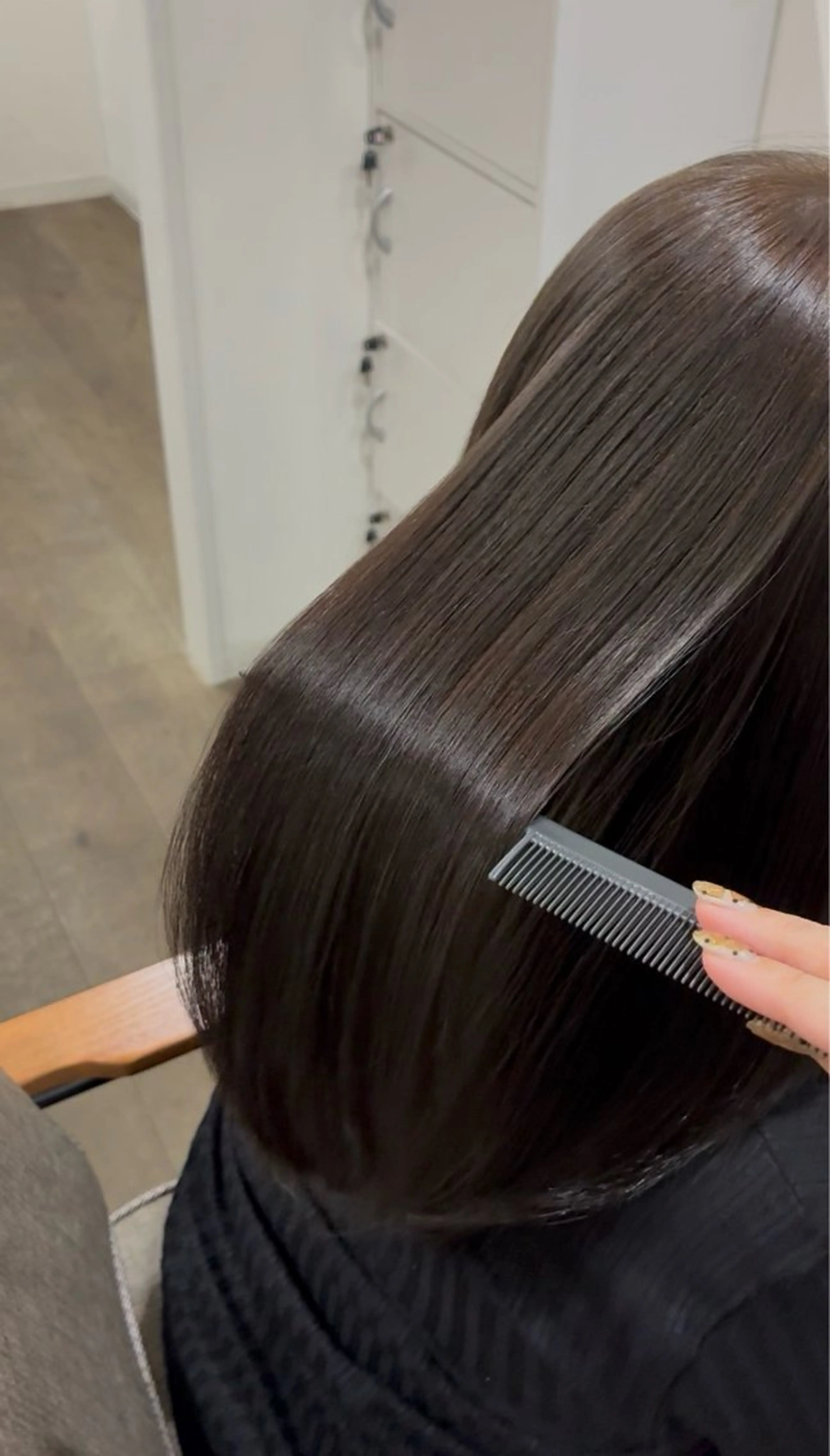 ロング カット ヘアカラー トリートメント 髪質改善jewelbox 〜私のトリートメント〜 東梅田店所属・髪質改善/ボブ/梅田 runa_ニュアンスのヘアスタイル