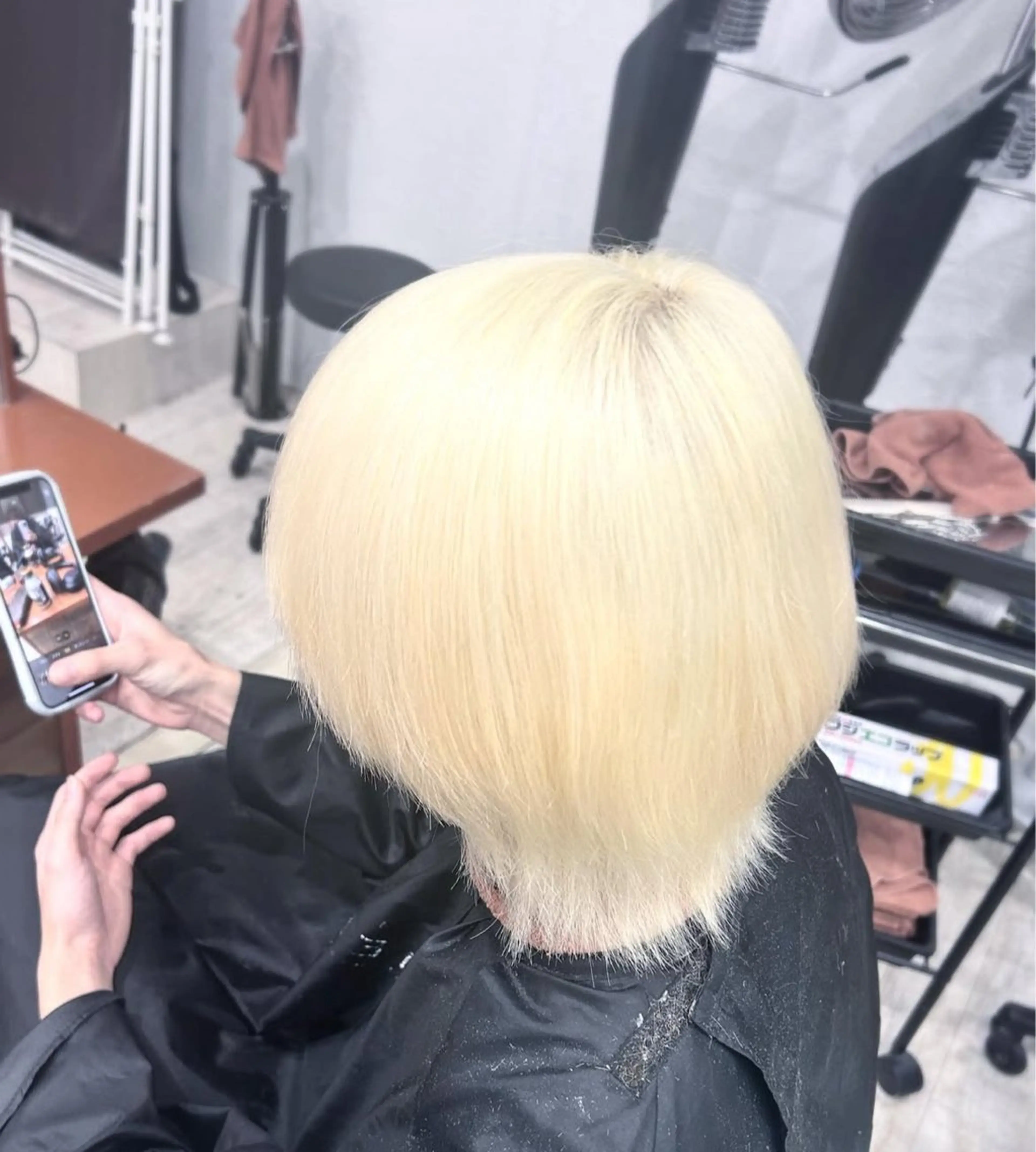 カラー ブリーチ ヘアカラー 曲がる縮毛矯正/ メンズパーマ森隆之介のヘアスタイル