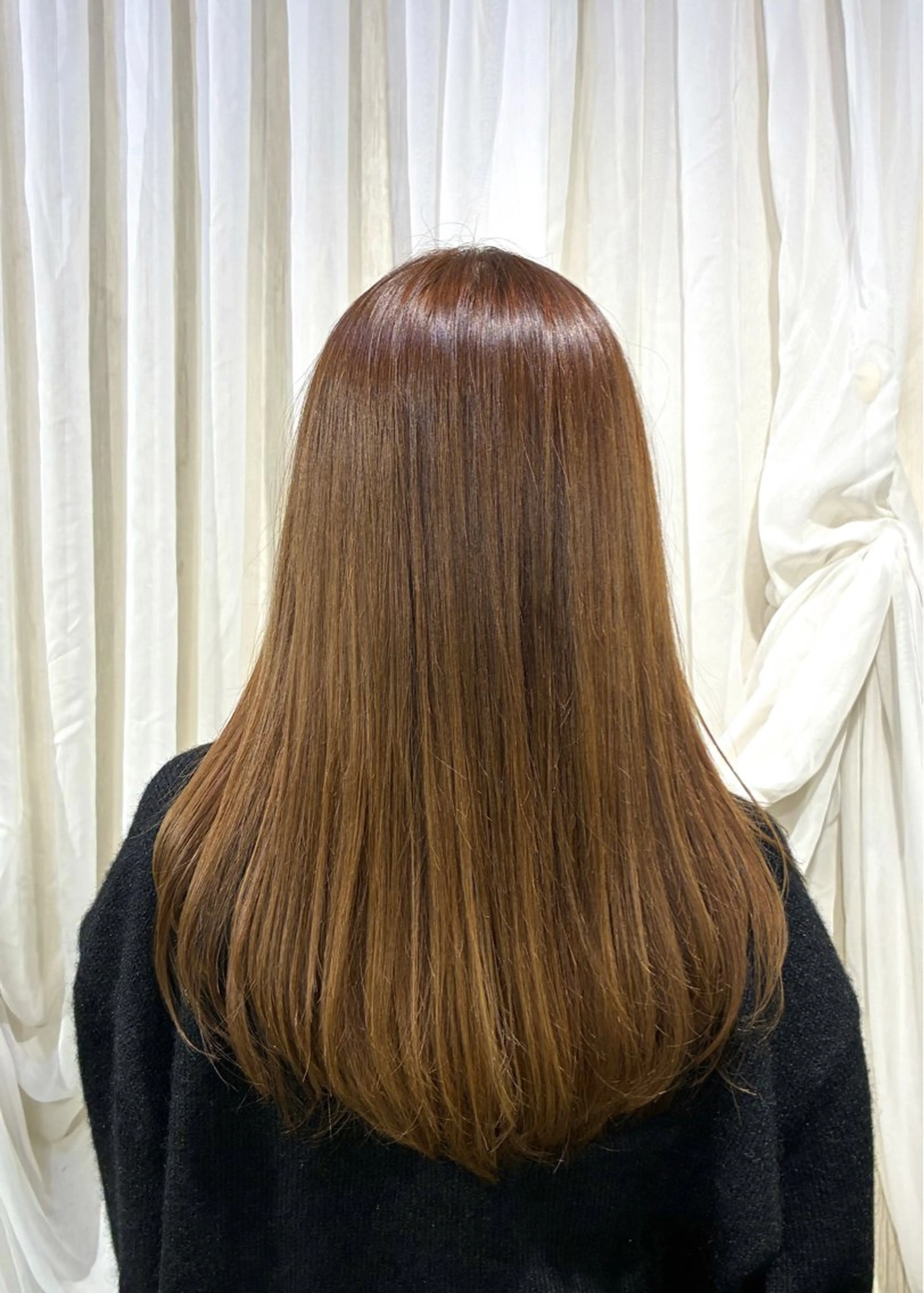 ロング カラー カット ヘアカラー 縮毛矯正 トリートメント ヘッドスパ 🌟小出　倫花🌟 艶カラー／カットのヘアスタイル