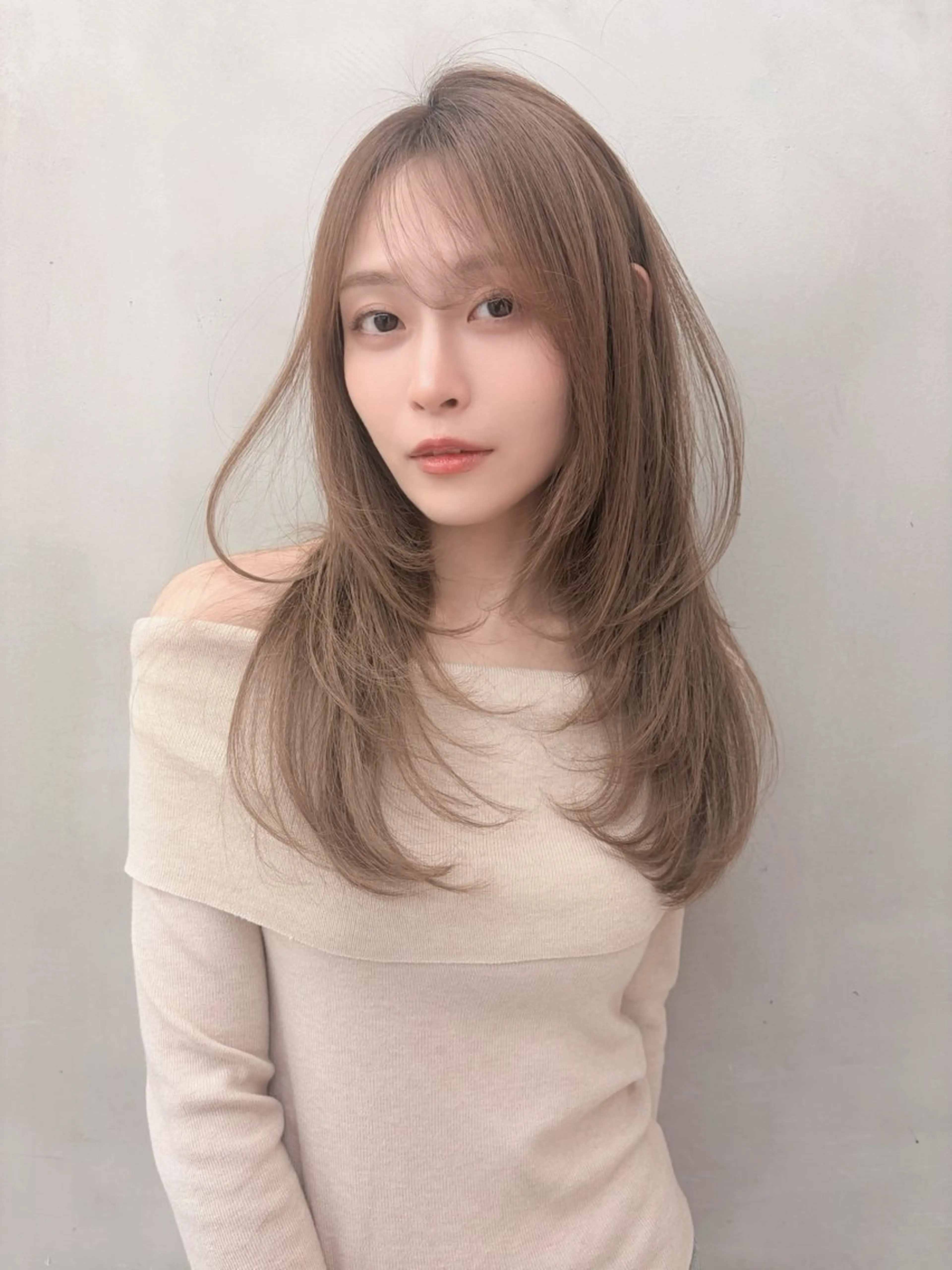 ロング トリートメント ヘアカラー トリートメント ✨縮毛矯正✨レイヤー ホウダカズヒロのヘアスタイル