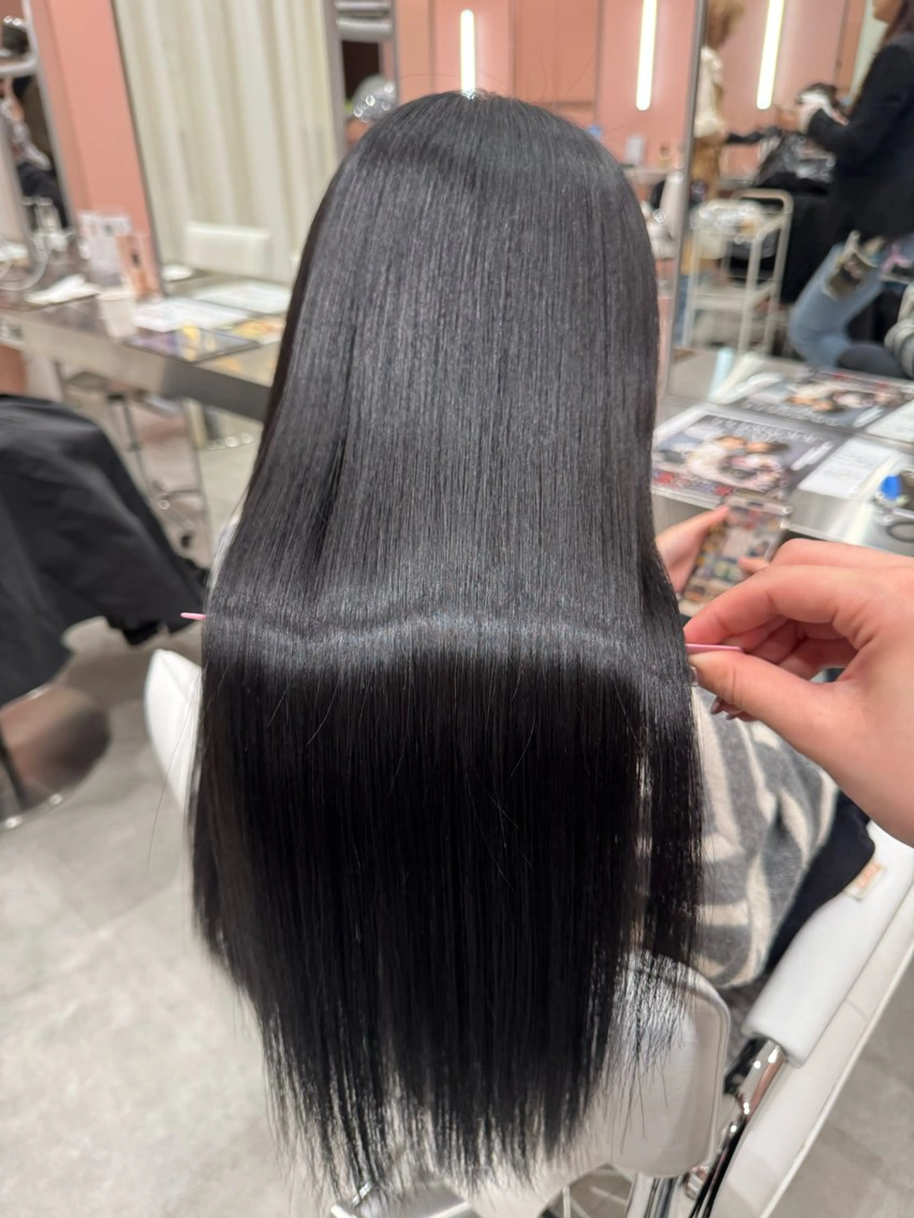 ロング カット 縮毛矯正 トリートメント 🫧髪質改善/縮毛 矯正/RIKOのヘアスタイル