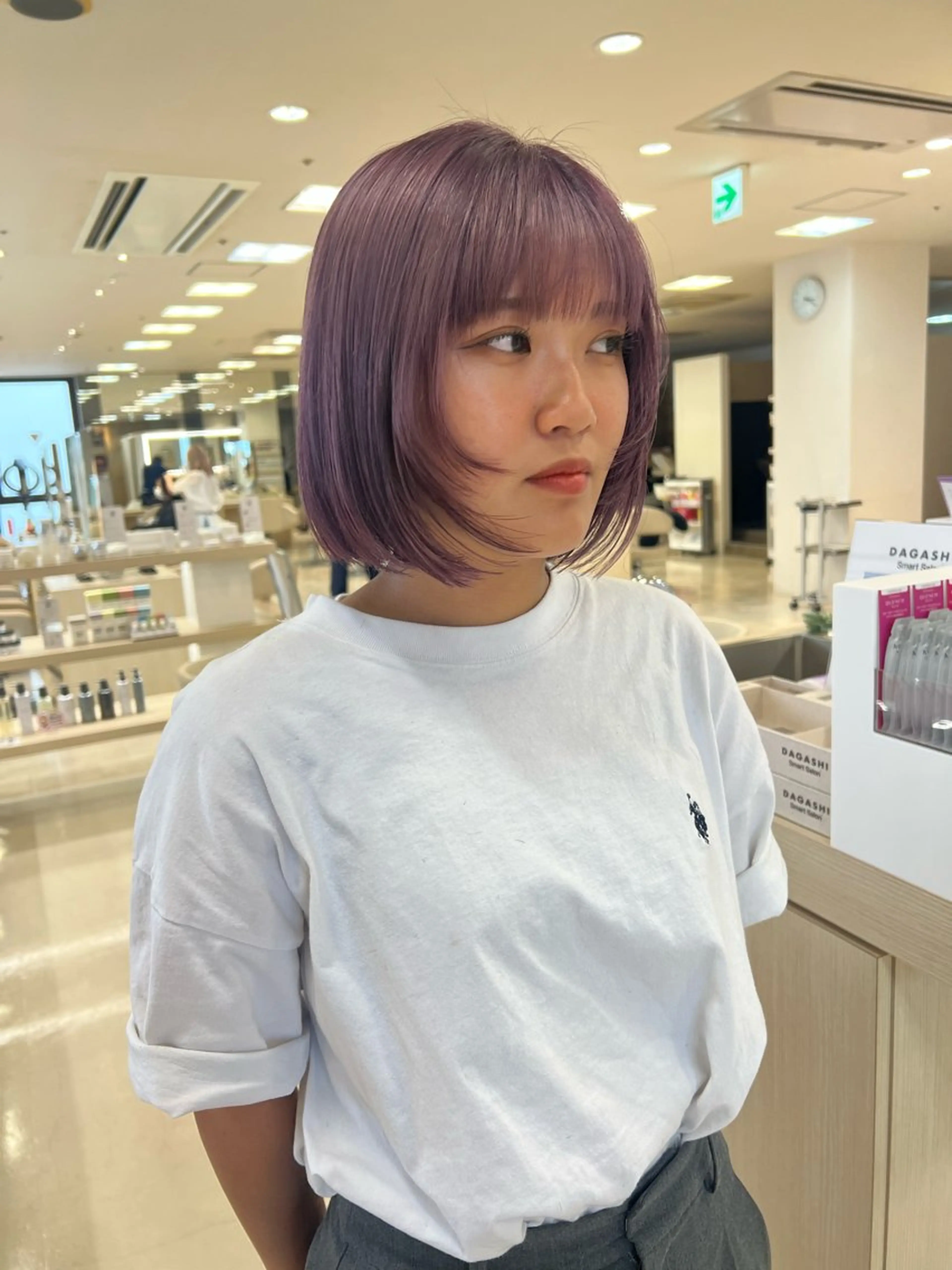 ショート カラー カット ヘアカラー トリートメント ヘッドスパ ヘアセット ハイトーン/ウルフ /レイヤー/坂野幸伸のヘアスタイル