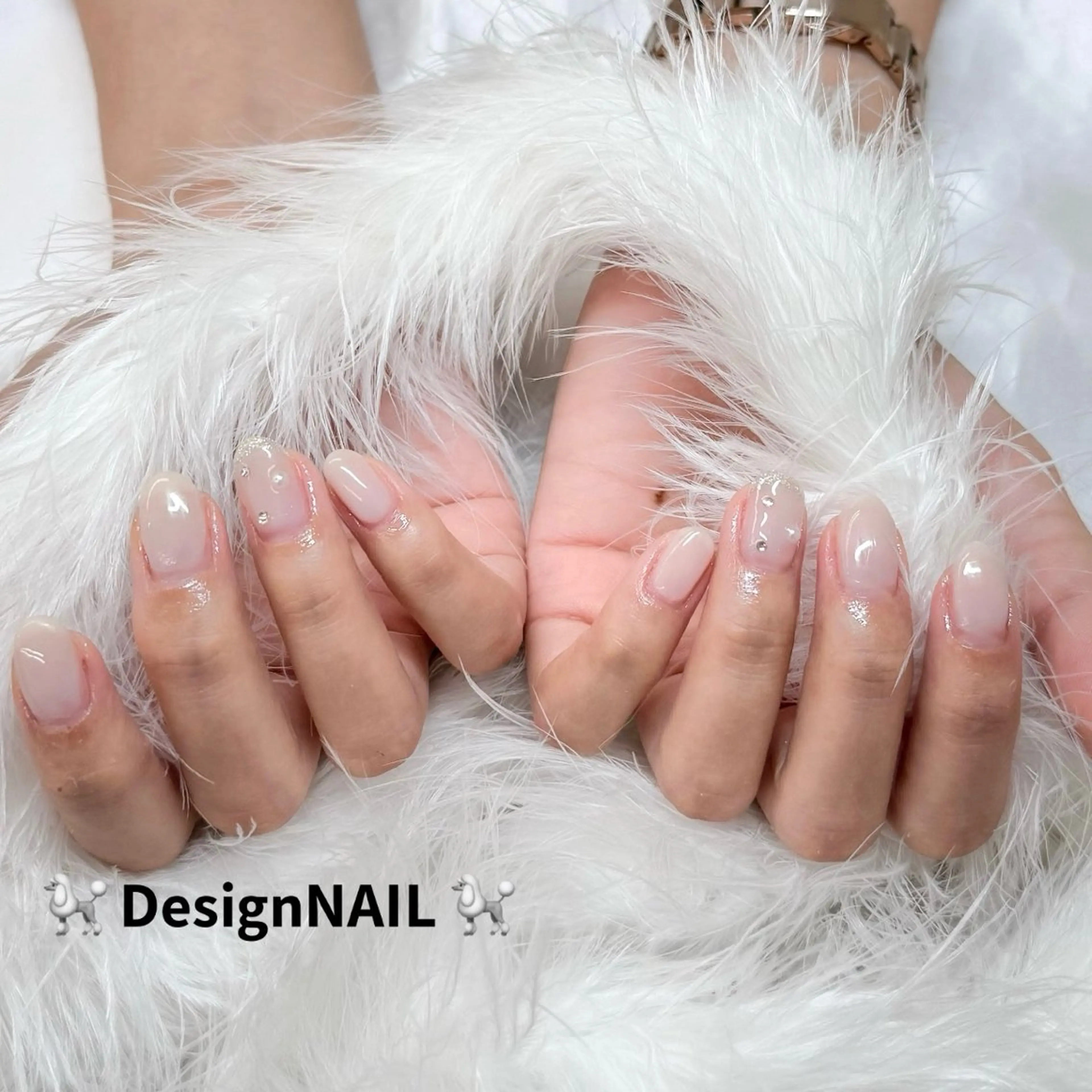 ネイル ハンドネイル Bianca葛西 Hinano🩶のネイルデザイン