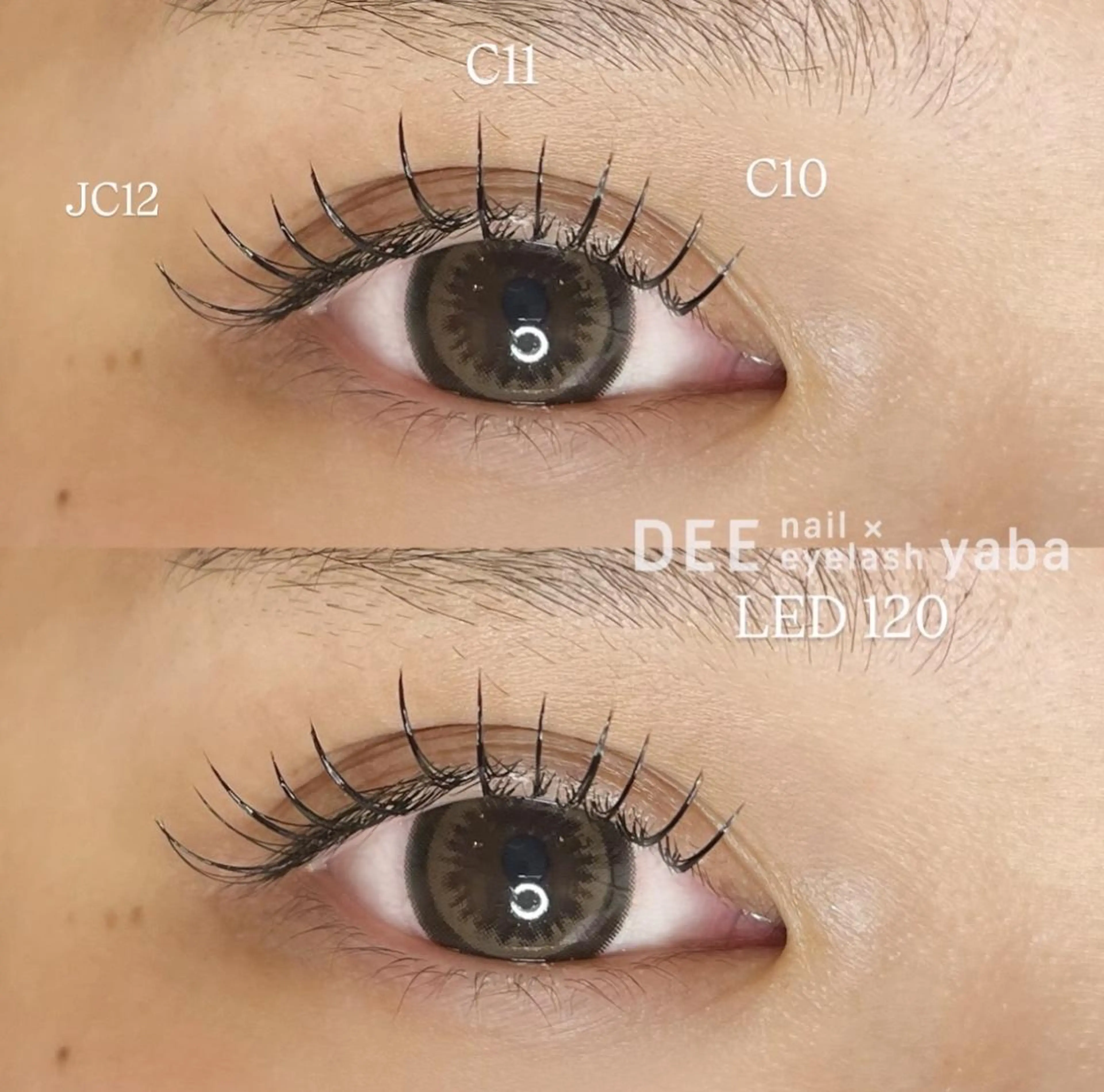 マツエク・マツパ hiyori.K DEE yabaのマツエク・マツパデザイン