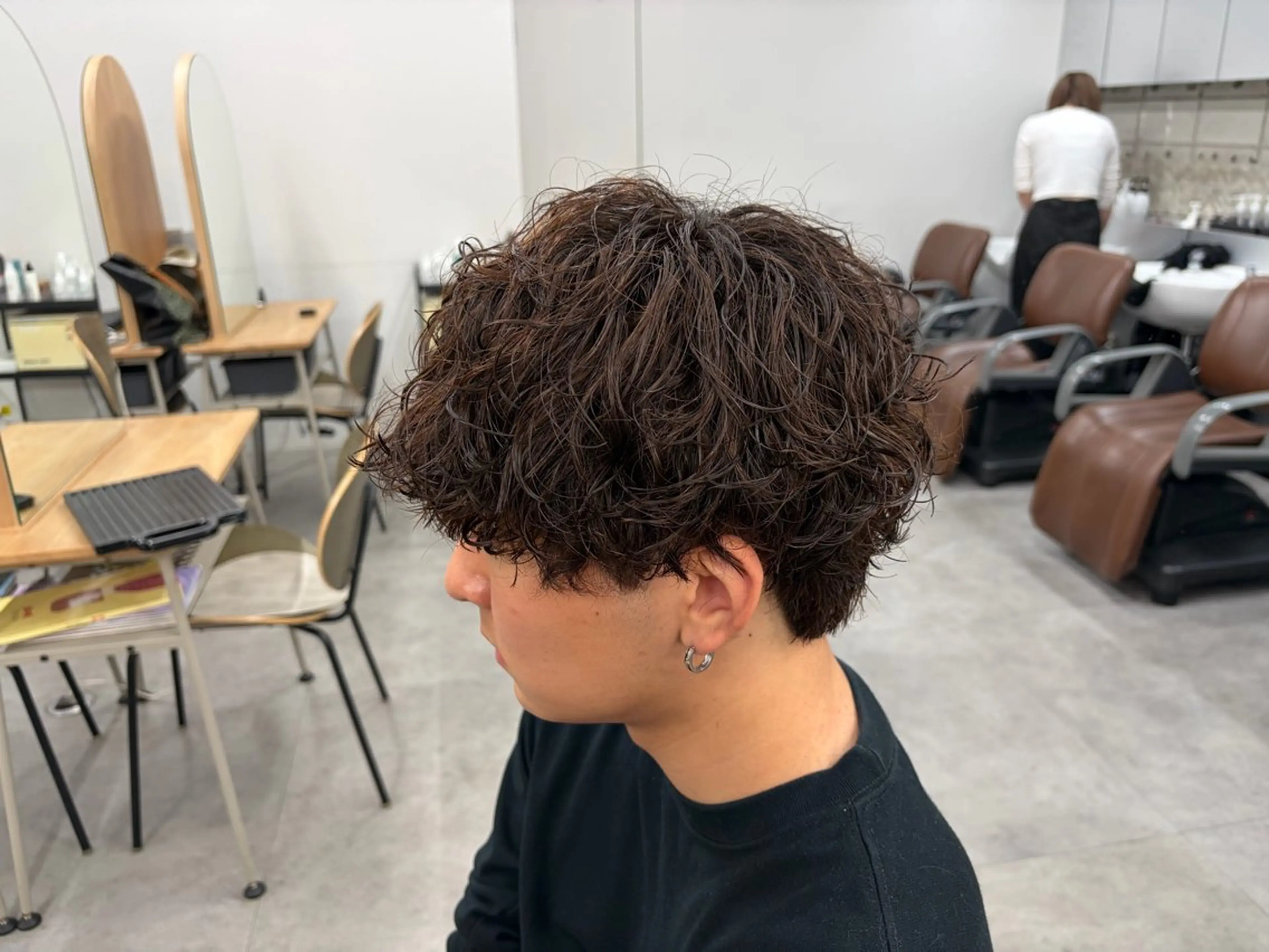 パーマ メンズ メンズパーマ メンズパーマ外屋敷 航のヘアスタイル